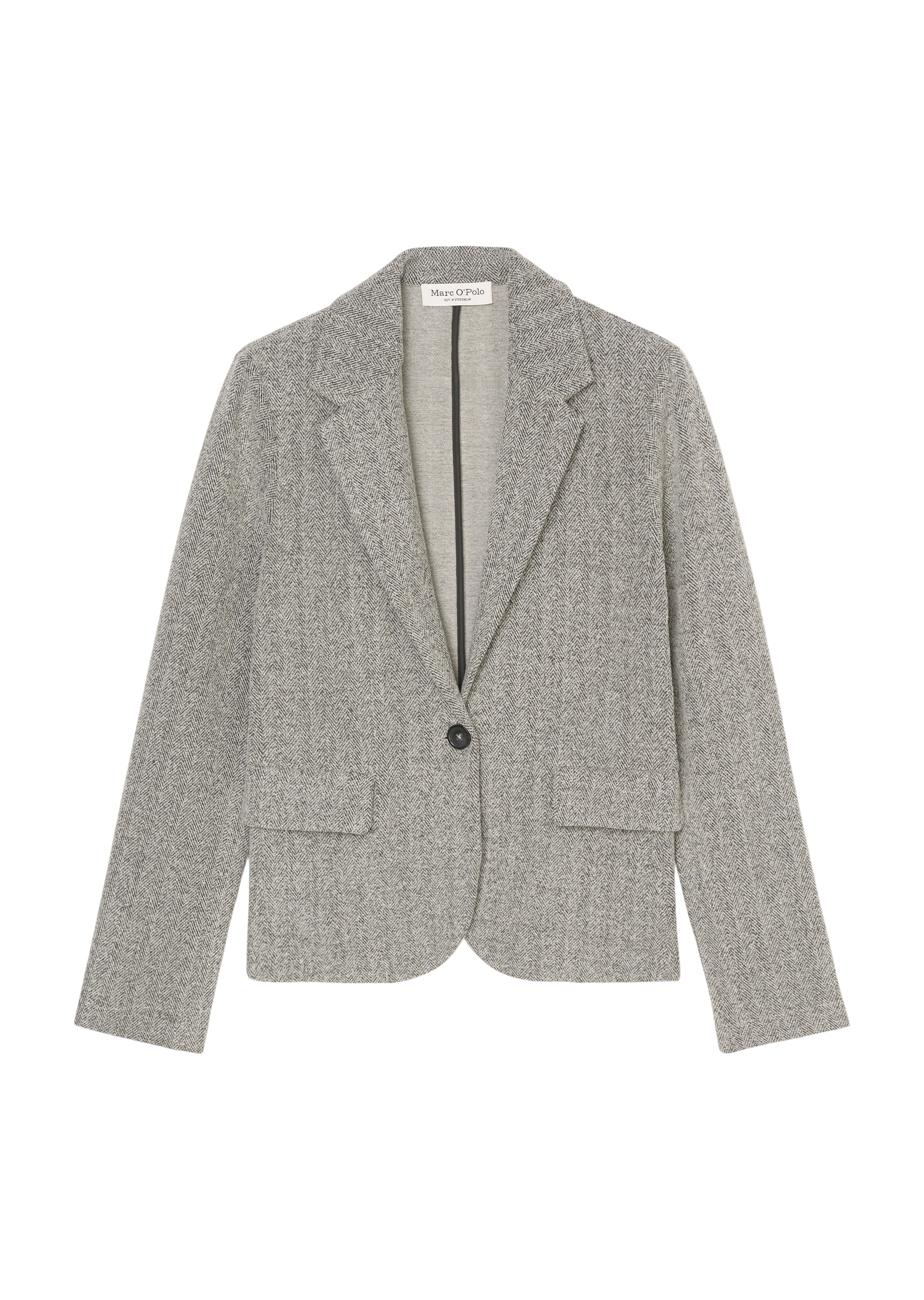 Marc O'Polo Jerseyblazer, mit Fischgrat-Muster