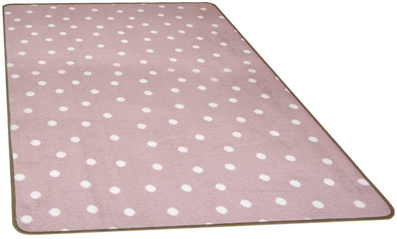 Image of Primaflor-Ideen in Textil Kinderteppich "PUNTO, Made in Belgium" rechteckig 5 mm Höhe Kurzflor, Motiv Punkte, Kinderzimmer