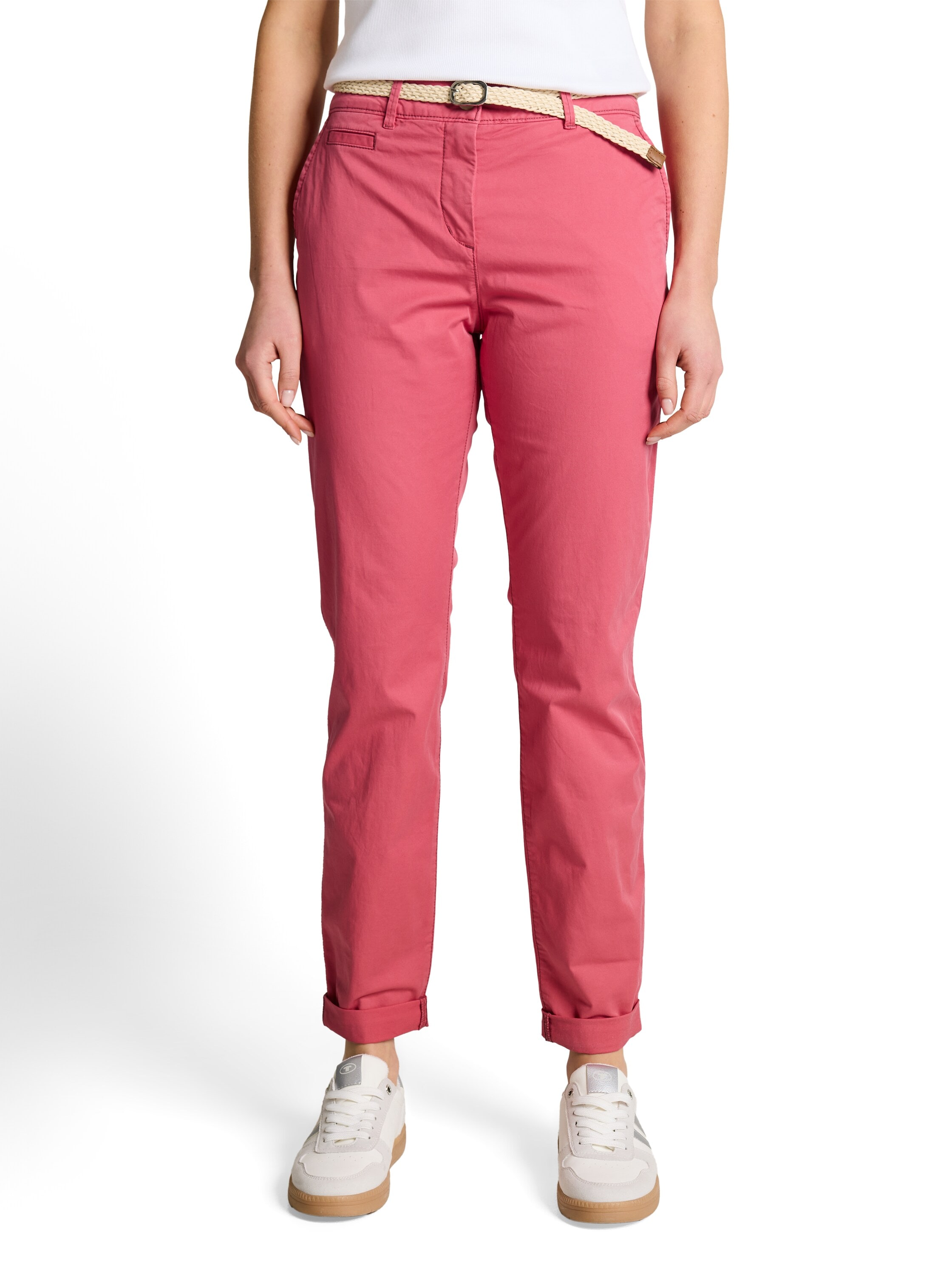 Image of TOM TAILOR Chinohose "TOM TAILOR Chino" mit Gürtel und Stretch