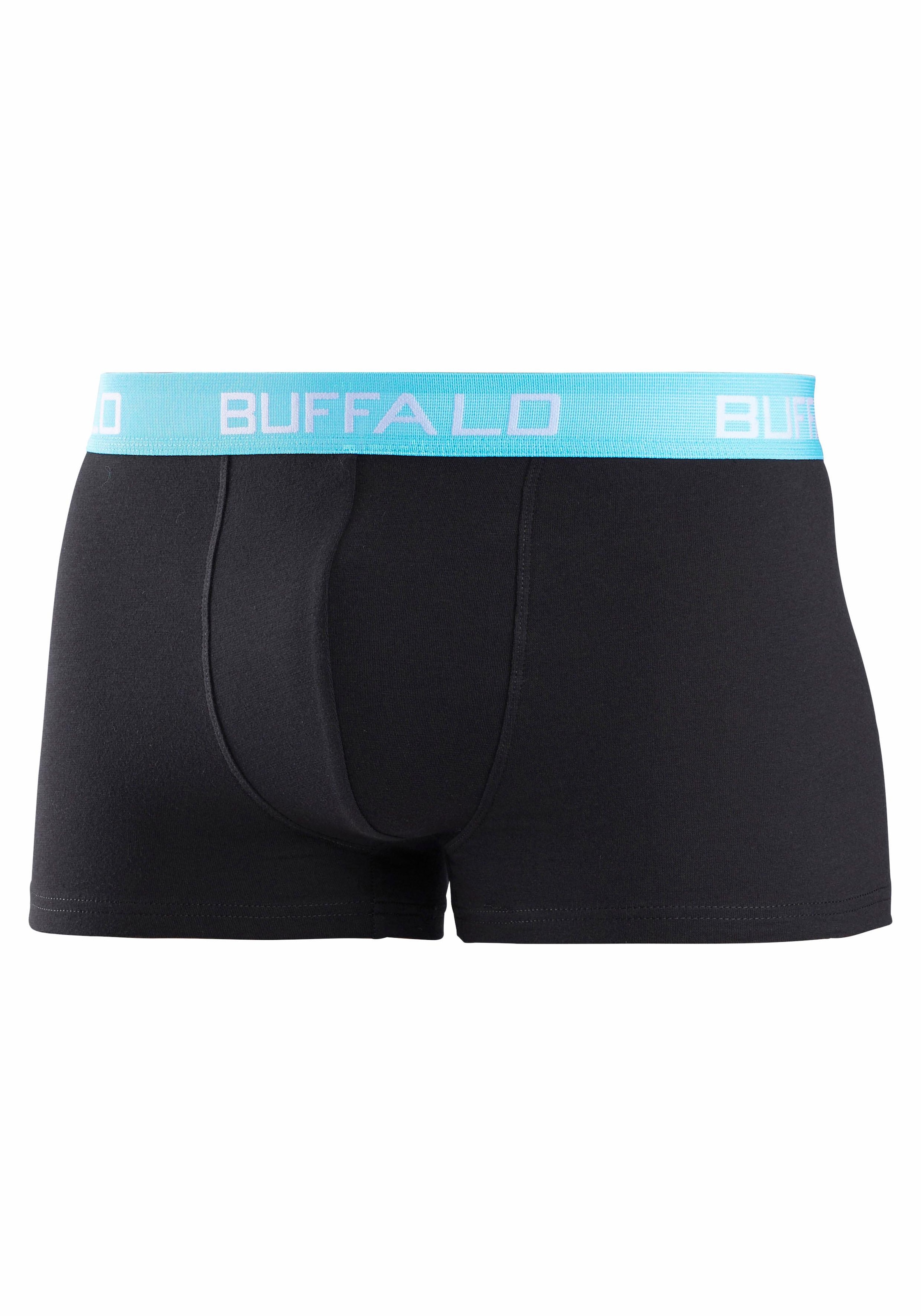 Modische Buffalo Boxer, - kontrastfarbenem ohne kaufen 3 (Packung, für Mindestbestellwert mit versandkostenfrei Jungen Bündchen St.)