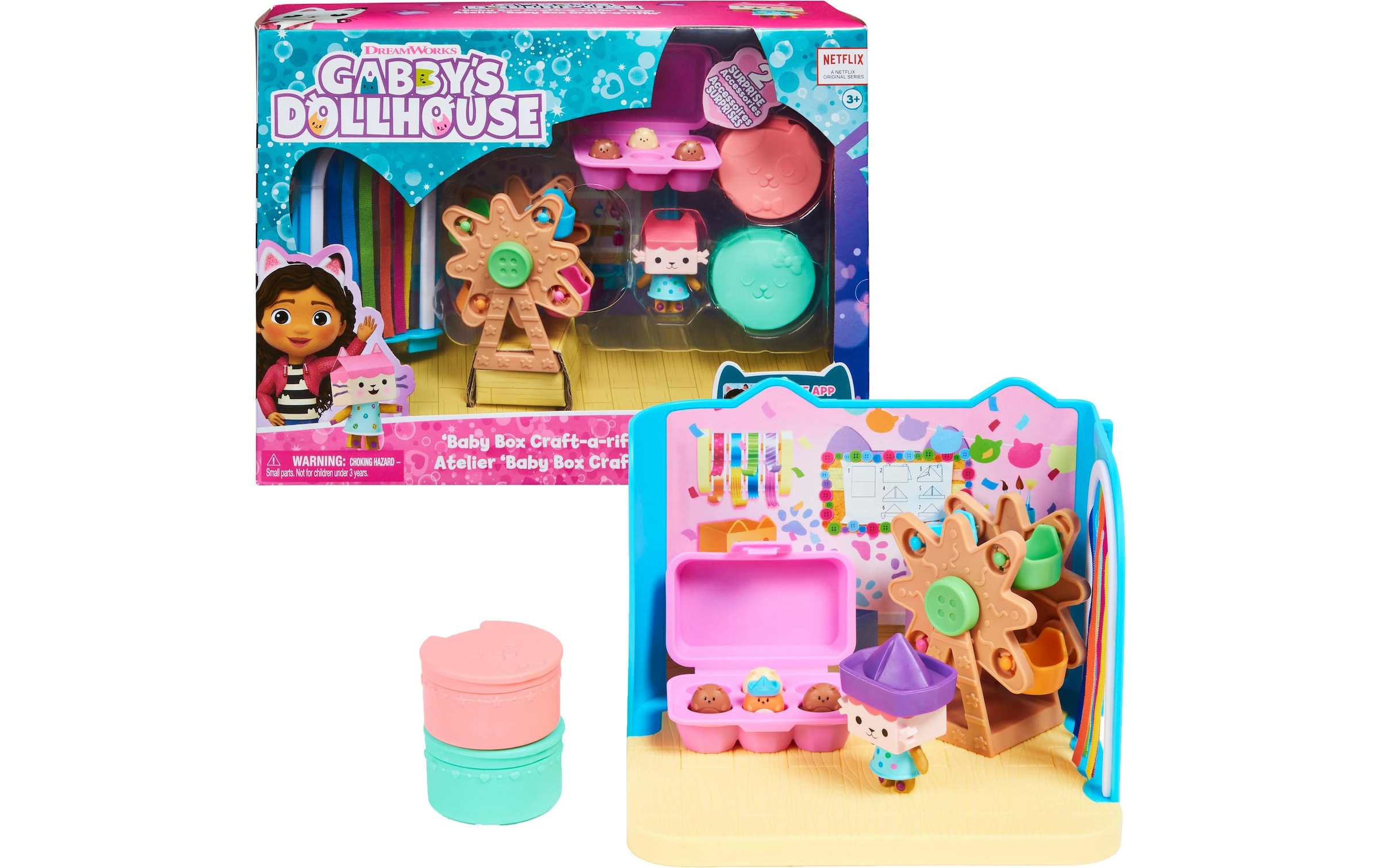 nicht definiert Spielwelt »Spinmaster Gabby's Dollhouse Baby Box Bastelzimmer Deluxe...