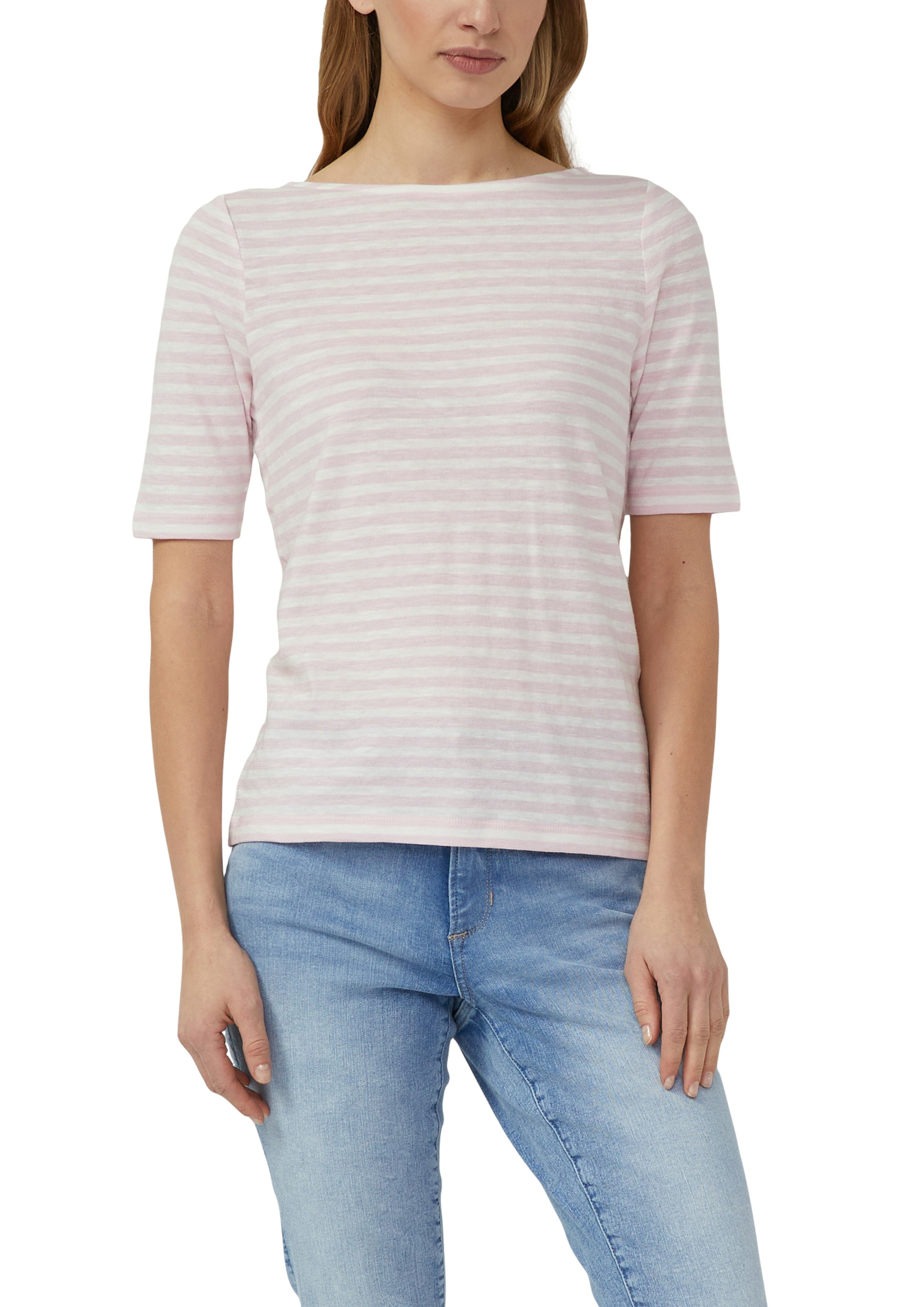 Image of s.Oliver T-Shirt mit Flammgarnstruktur