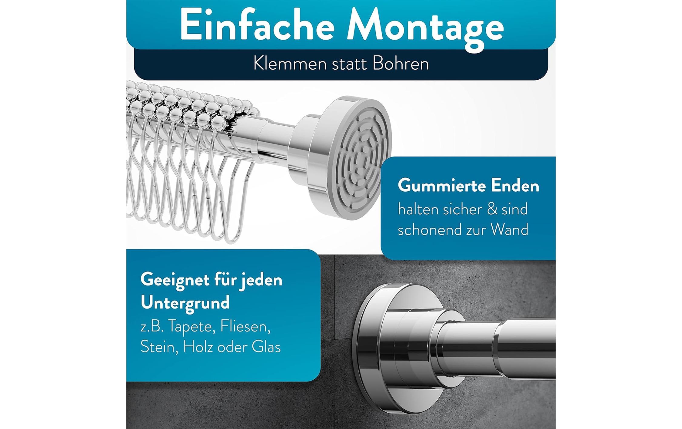 Duschvorhangstange »Benkstein 6 x 124.5 cm«