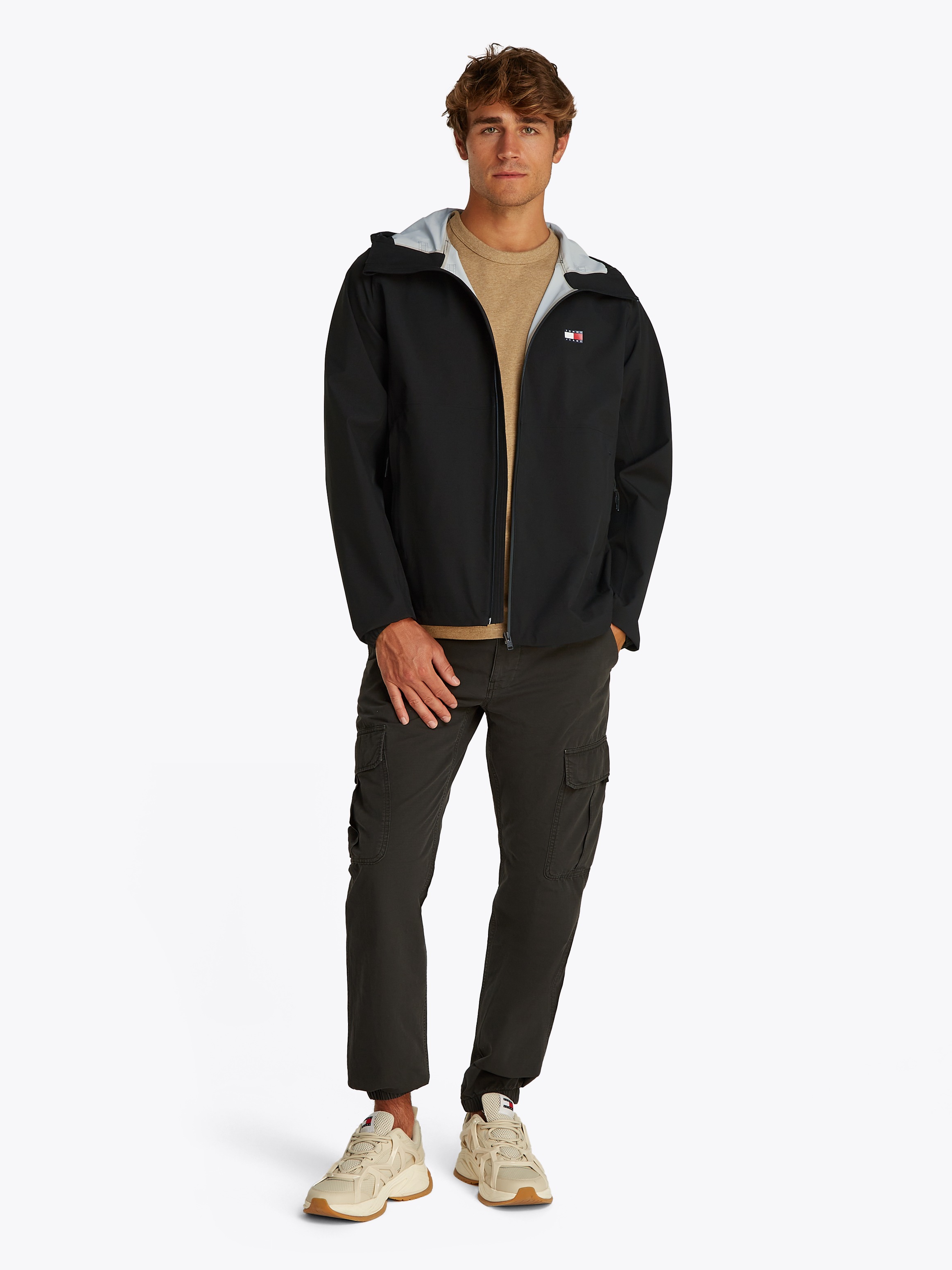Tommy Jeans Blouson »TJM TECH WINDBREAKER«, mit Kapuze