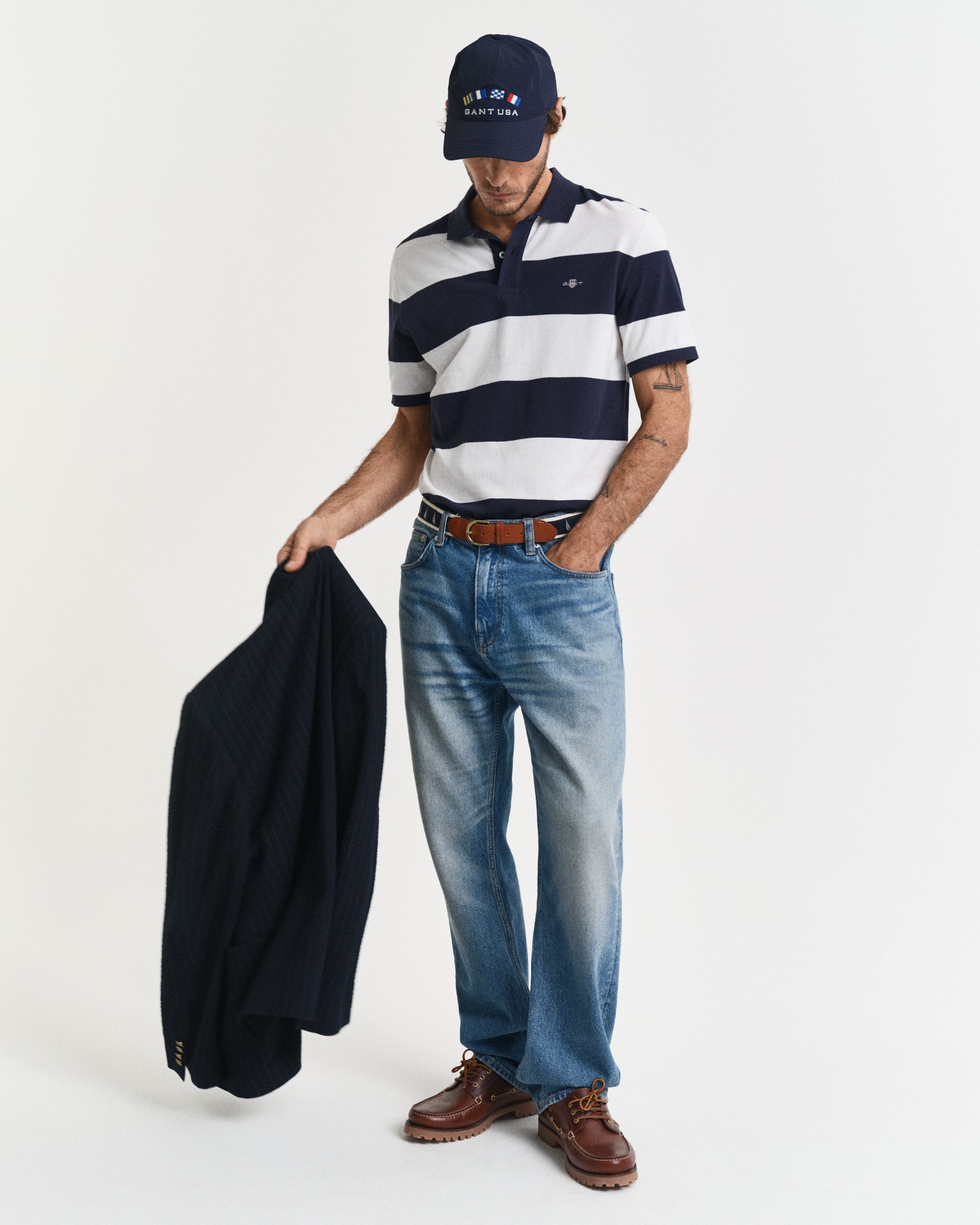 Gant Polo »BLOCK STRIPE« Regular fit mit Polokragen