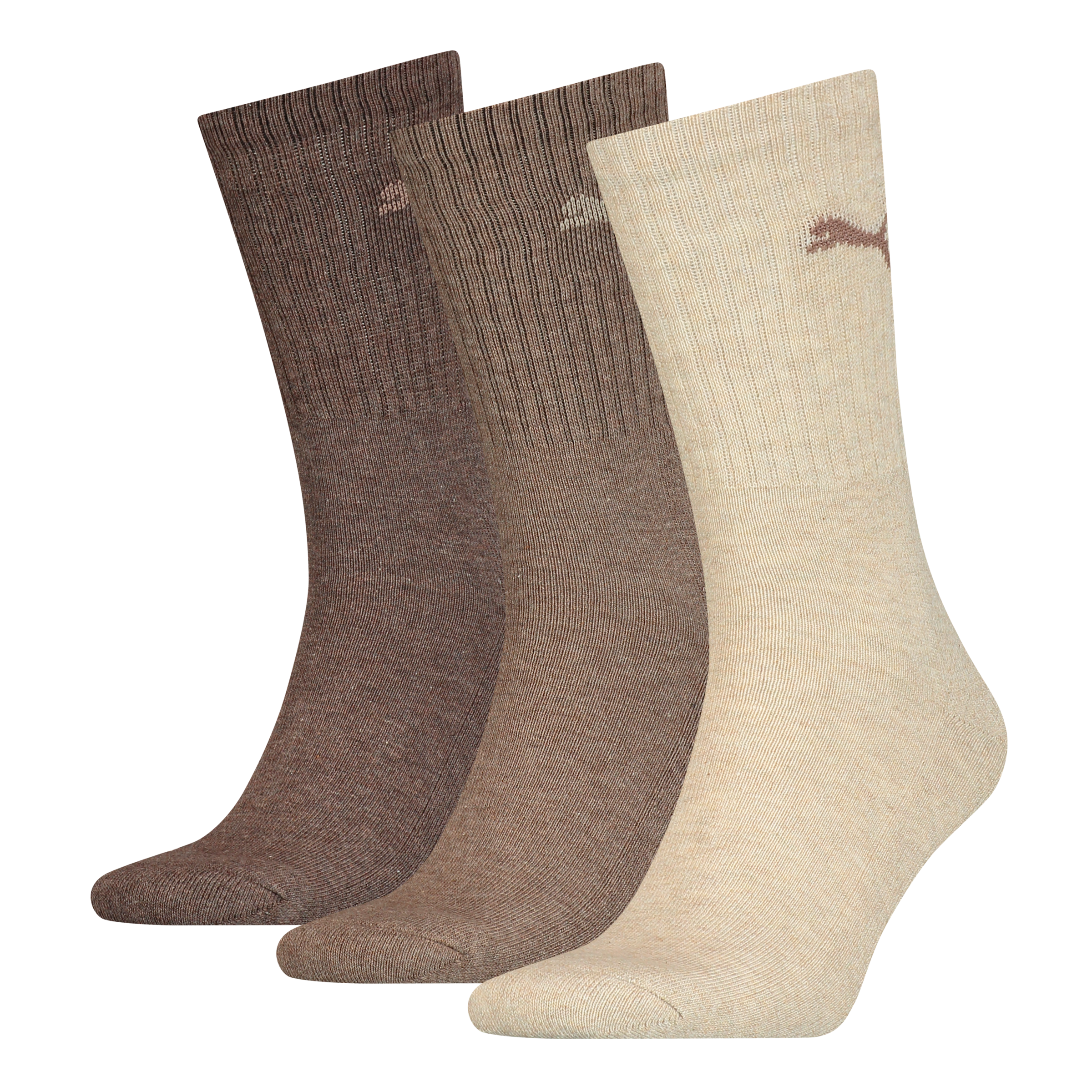 PUMA Chaussettes »PUMA UNISEX CREW SOCK 3P« 3 Paar,  mit farblichem Logo