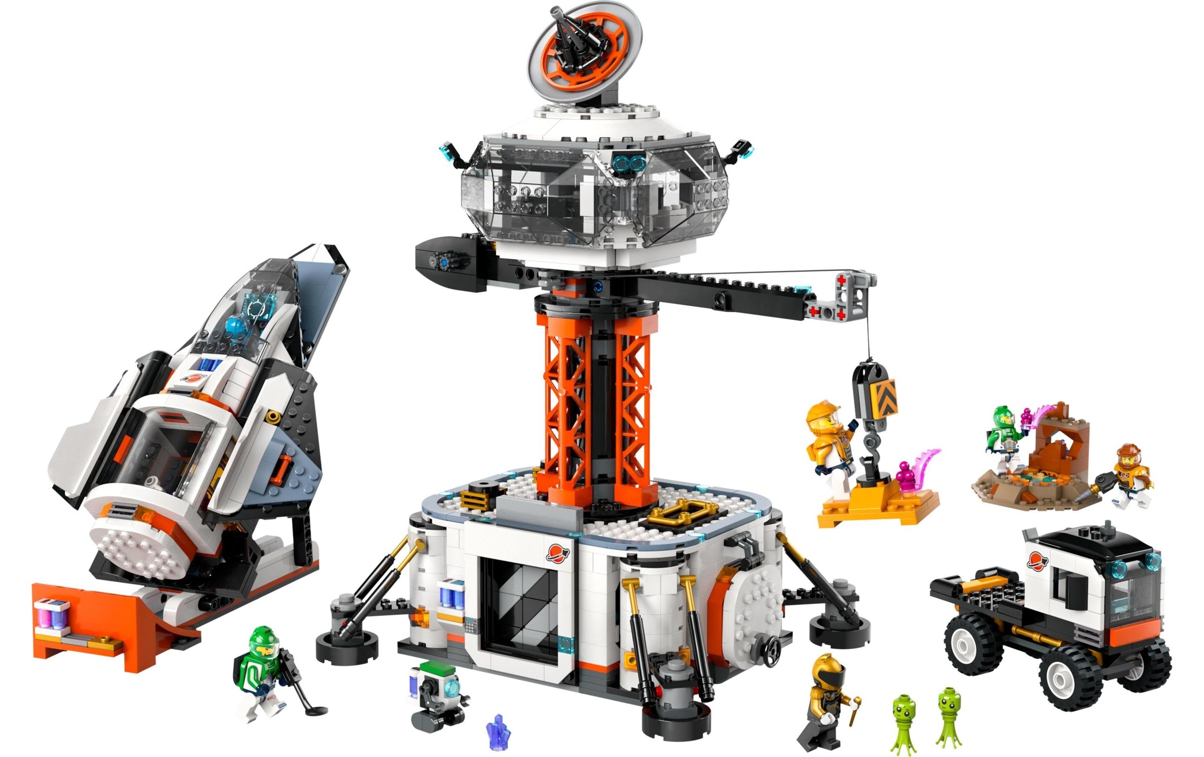 LEGO® Spielbausteine »Raumbasis mit Startrampe 60434«, (1422 St.)