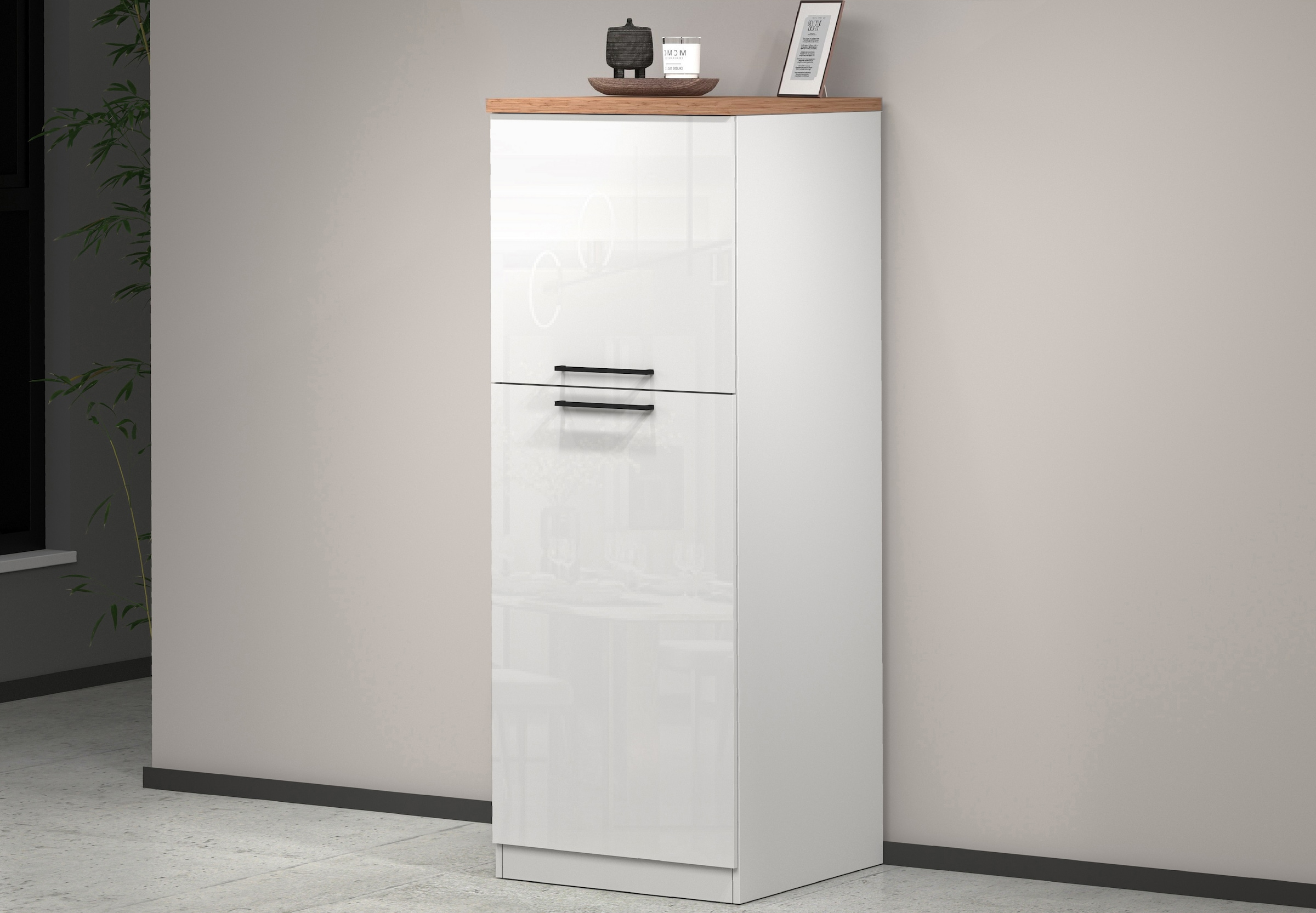 KOCHSTATION Armoire à provisions »KS-Sole,Hauswirtschaftsschrank,Stauschrank,Küchenschrank« Breite/Höhe 60/165 cm, 5 Fächer