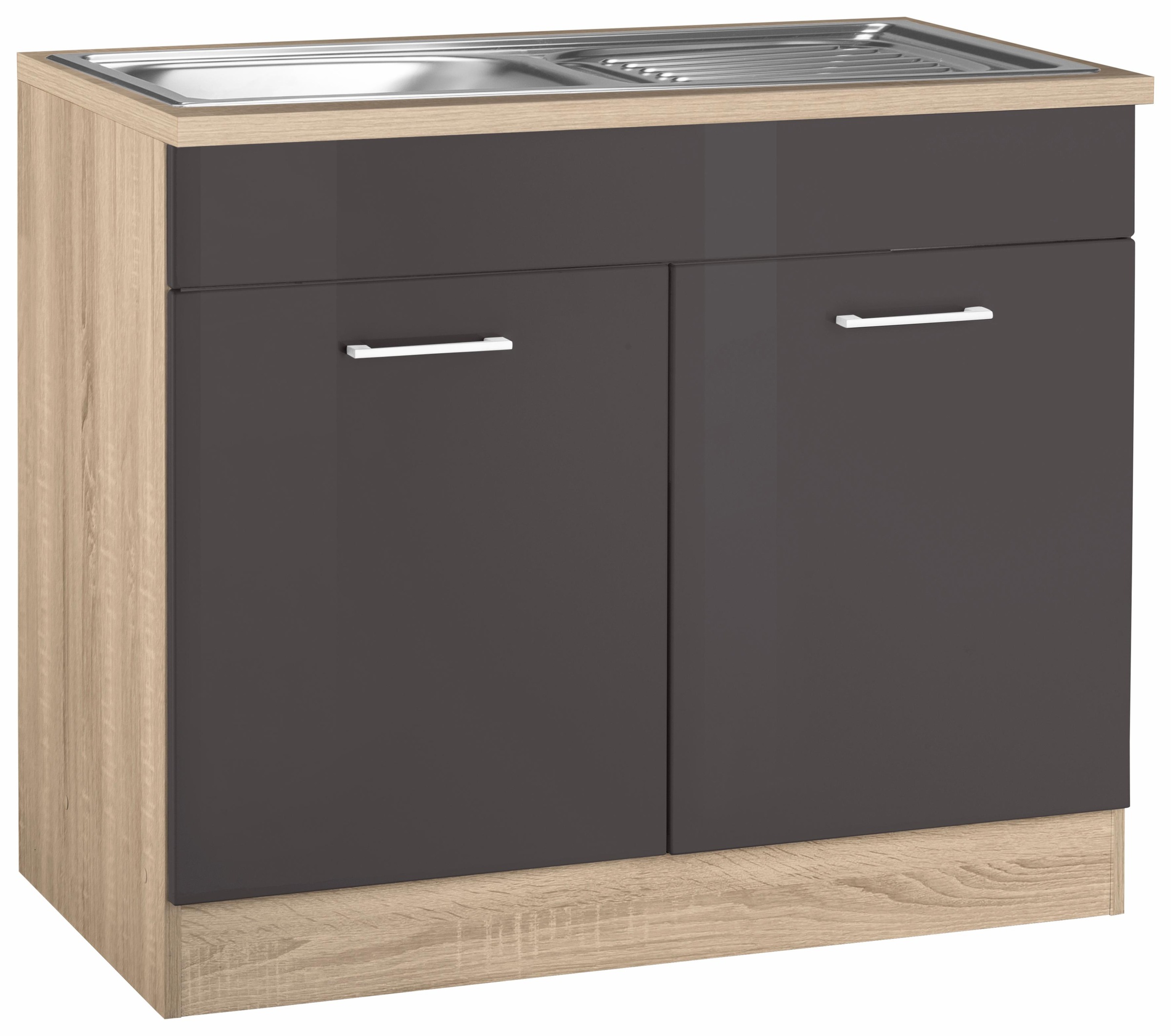 ♕ wiho Küchen Spülenschrank »Kiel«, 100 cm breit mit Auflagespüle  versandkostenfrei auf