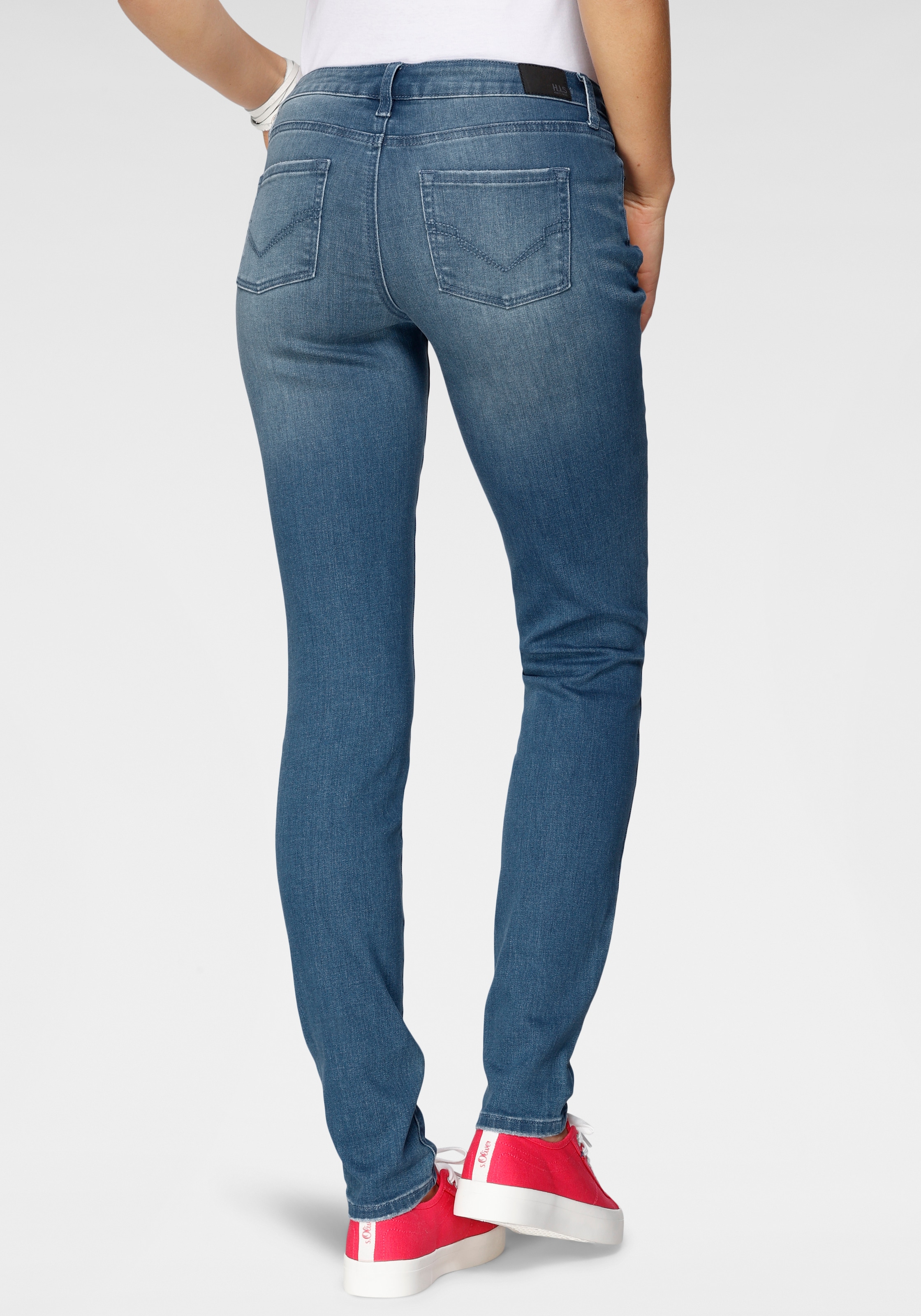 slim fit low waist jeans