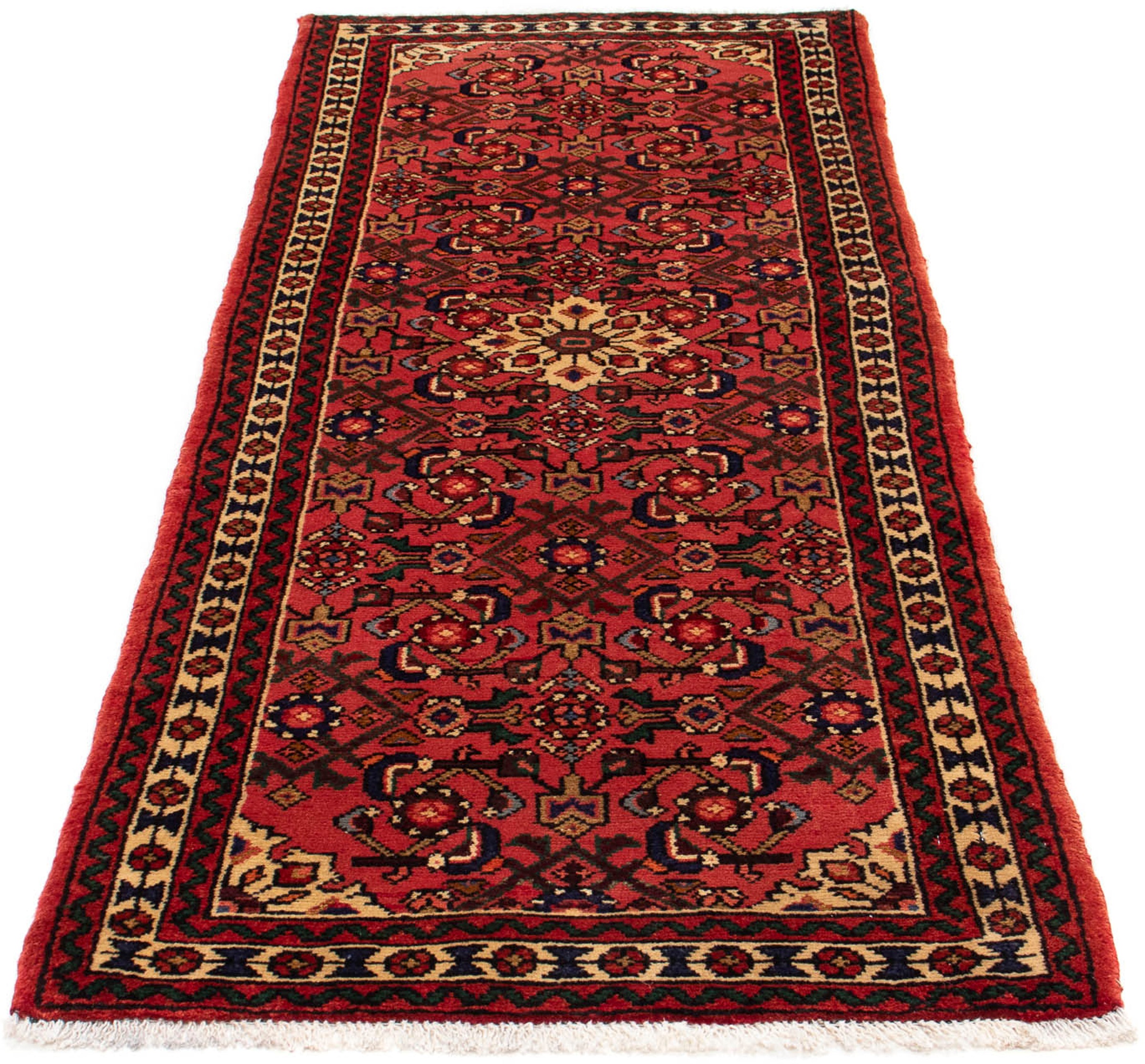 Image of morgenland Orientteppich »Perser - Nomadic - 185 x 78 cm - dunkelrot«, rechteckig, 10 mm Höhe, Wohnzimmer, Handgeknüpft, Einzelstück mit Zertifikat bei Ackermann Versand Schweiz