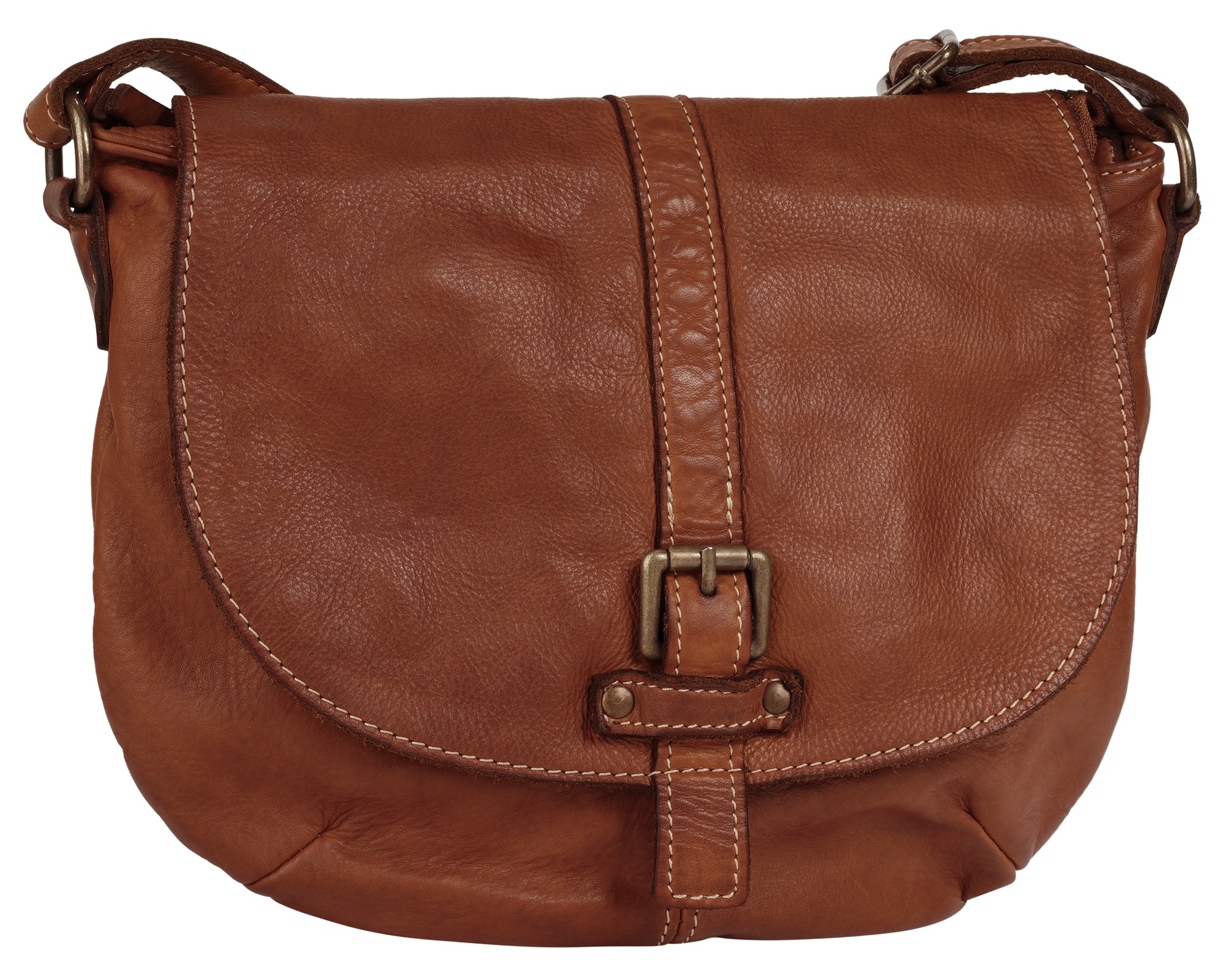 Cluty Umhängetasche echt Leder, Made in Italy