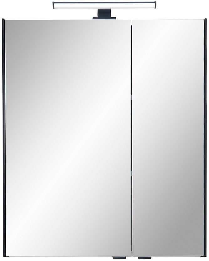 Saphir Ensemble de meubles de salle de bain »Quickset 395 4-teilig, Waschbeckenunterschrank mit LED-Spiegelschrank« 5 cuis tlg.