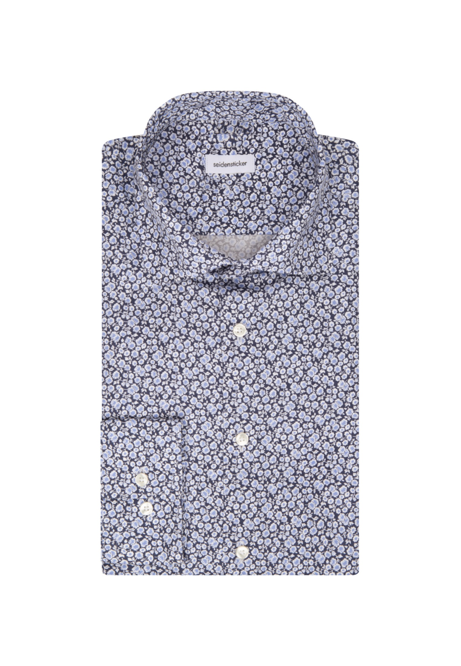 seidensticker Businesshemd »Slim«, Slim Langarm Kentkragen Floral