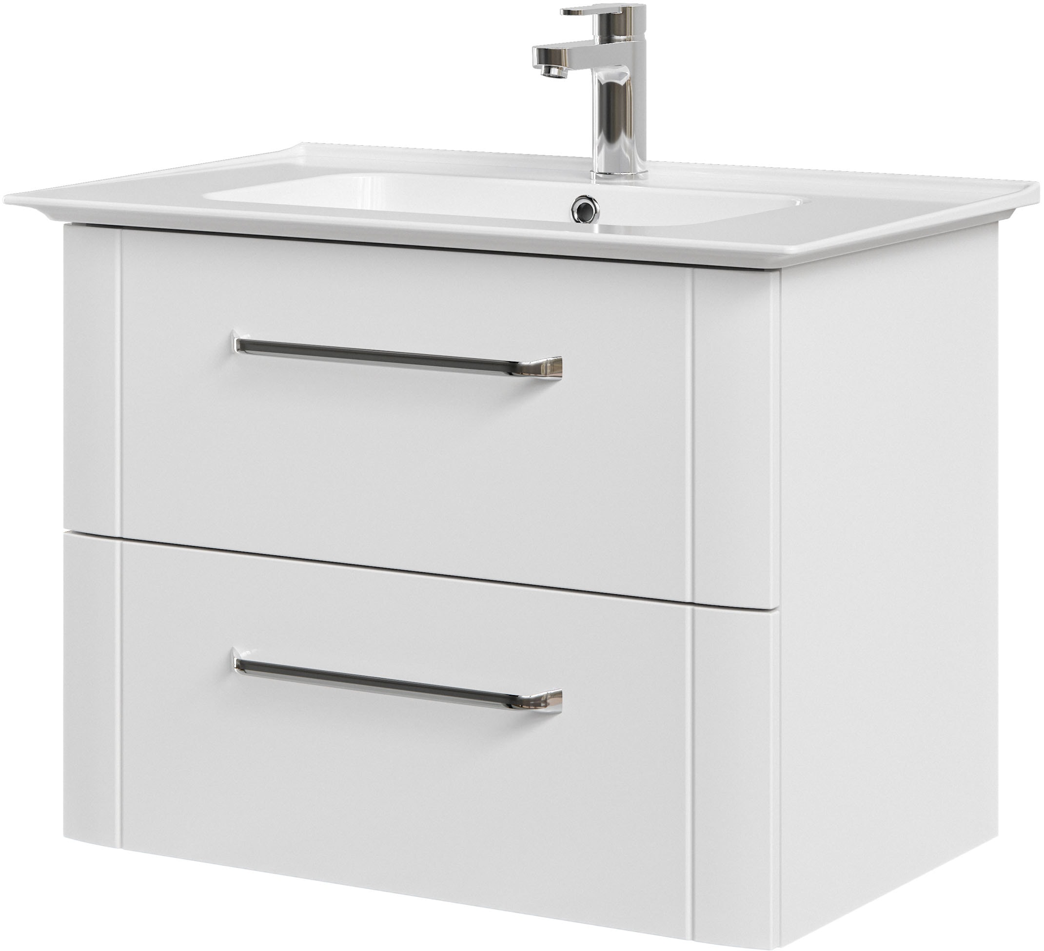 Image of Saphir Badmöbel-Set "Waschtisch Serie 3006 Keramik-Waschtisch mit Unterschrank, 80 cm breit" 2 Stk. tlg.