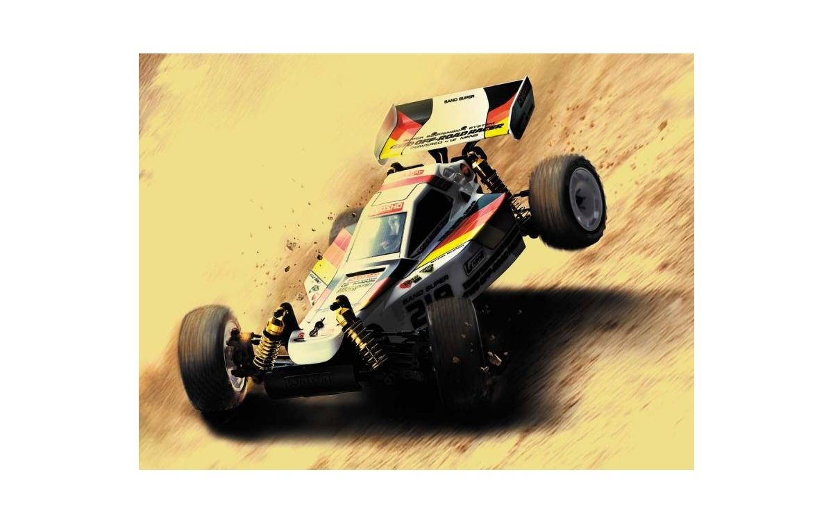 RC-Buggy »Kyosho Optima Mid, 4WD, Legendary Series Bausatz,«, Unlackiert