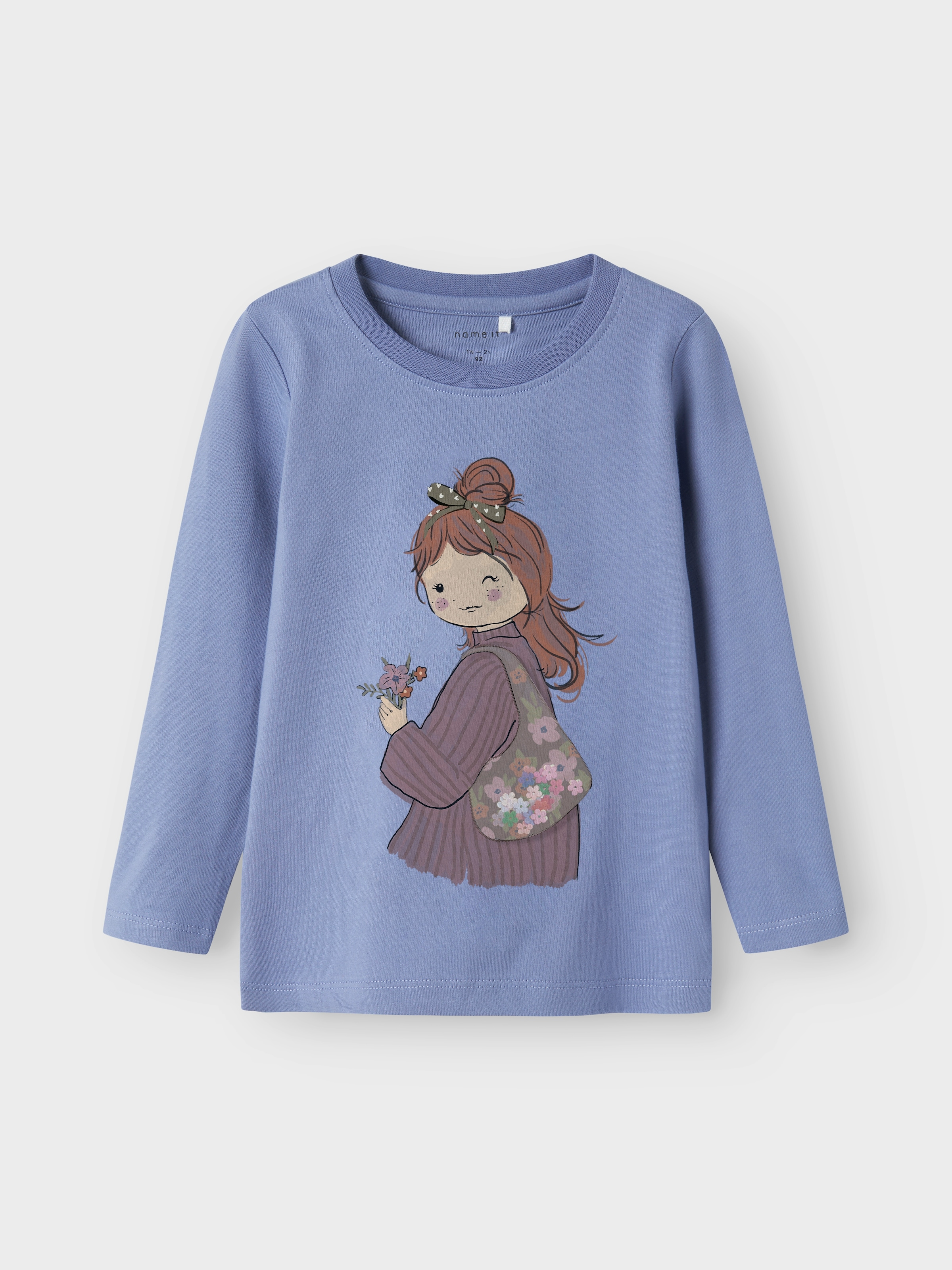 Name It Langarmshirt »NMFOTREA LS TOP BOX«