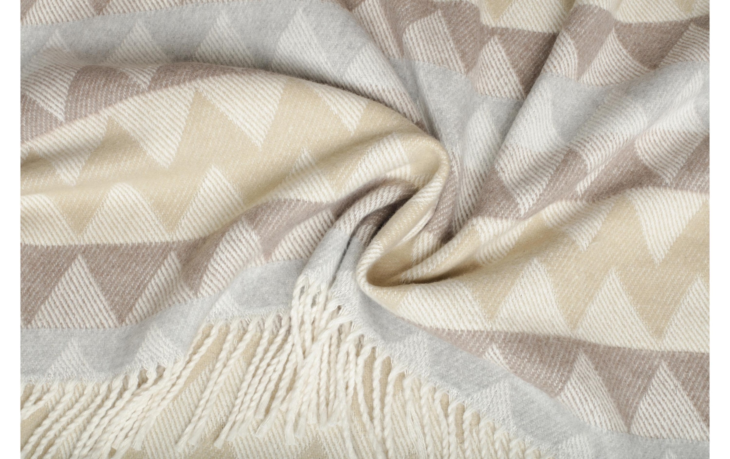 Hubatka TEXTIL Wohndecke »Zickzack 150 x 200 cm«