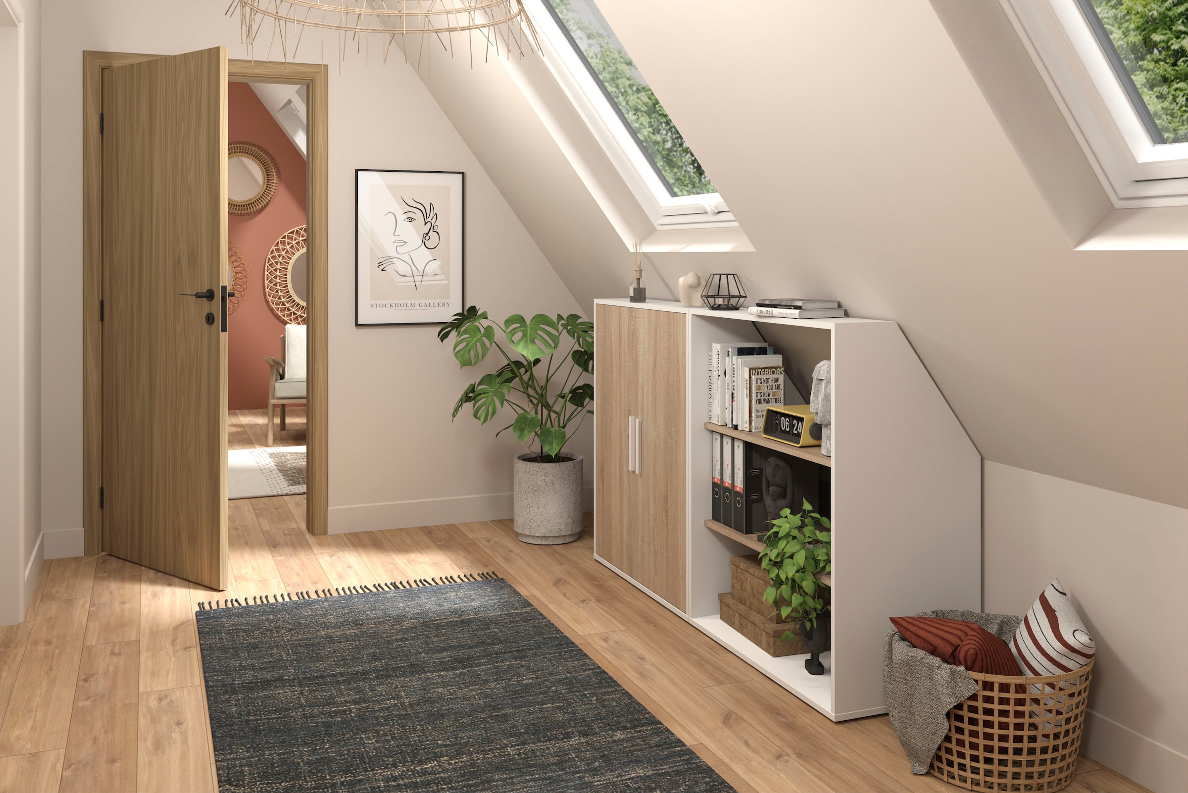 Gami Kleiderschrank »UNDER« Schrägschrank mit einer Tür