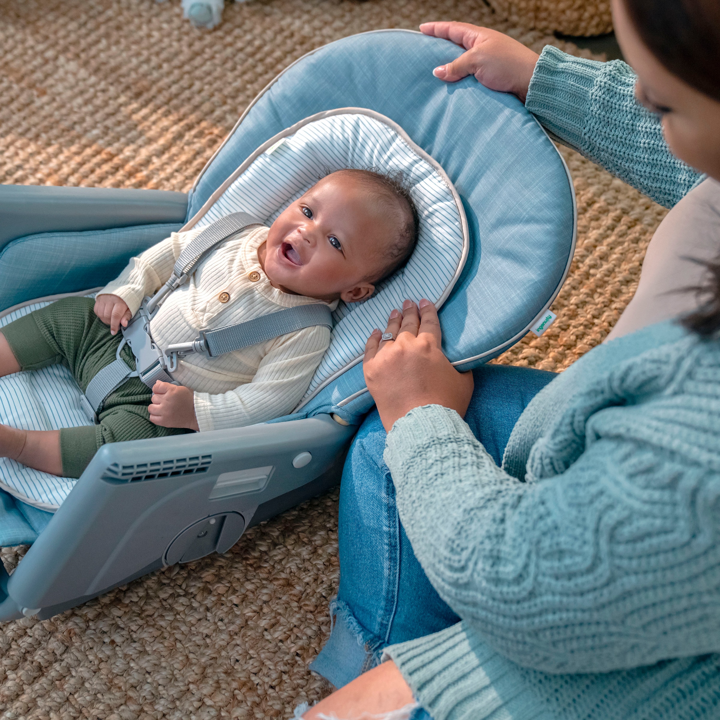 ingenuity Hochstuhl »Proper Positioner™ 7-in-1 Deluxe High Chair - Chambray« ()