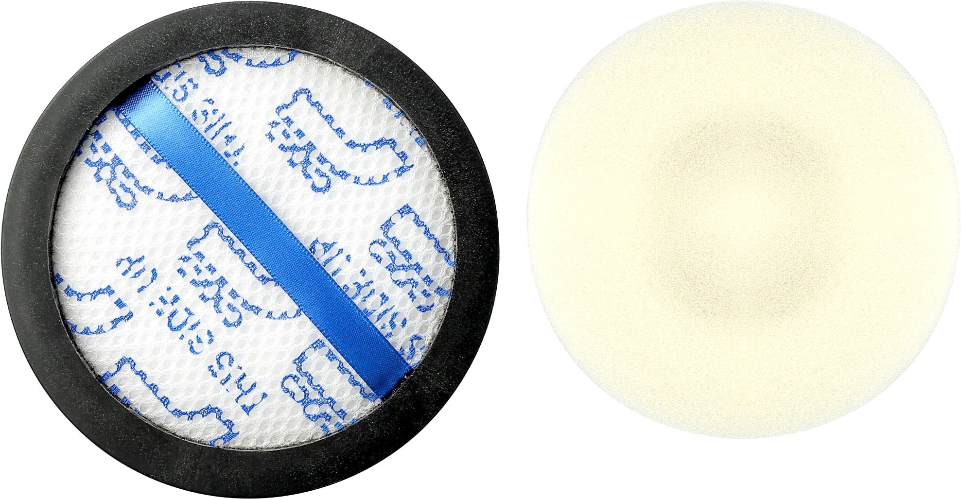 Hanseatic Schwarz Ersatzfilter "Motorschutfilter" Set, Hygiene Filter + Schaumstoff Filter, 2 Stk. Tlg.