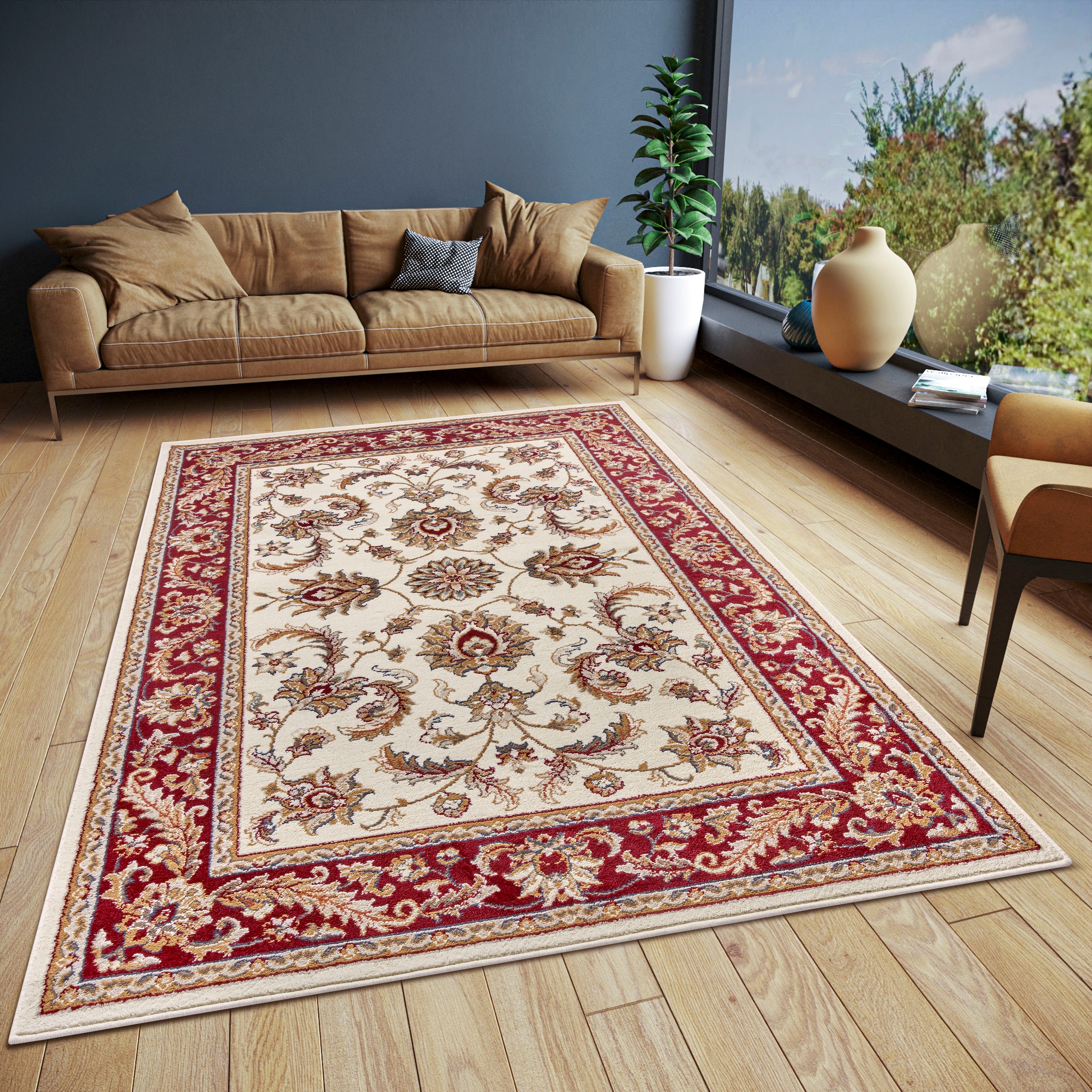 Image of HANSE Home Teppich "Reni" rechteckig 8 mm Höhe Läufer, Orientalisch, Kurzflor, Wohnzimmer, Schlafzimmer, Esszimmer