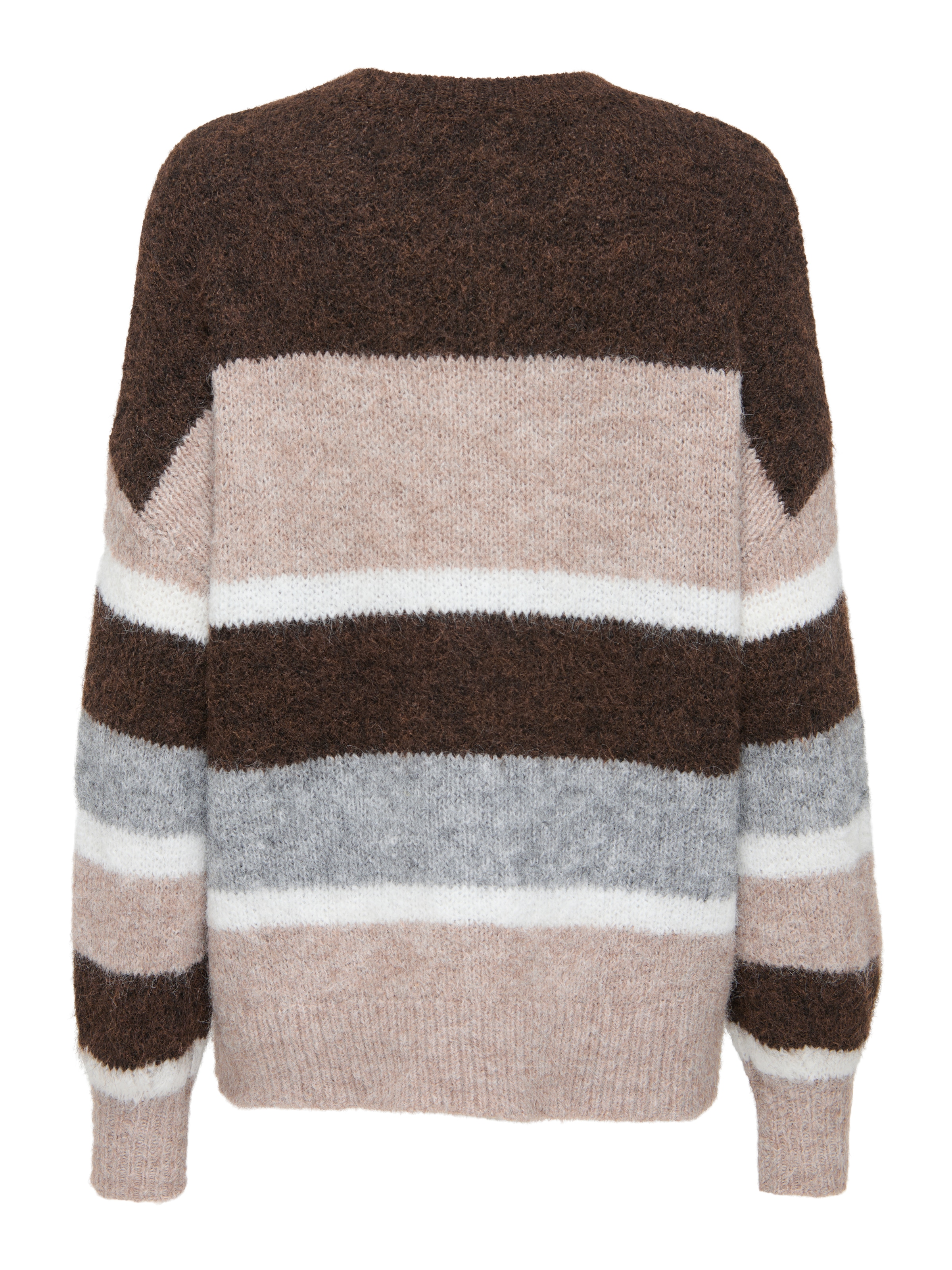 JDY Strickpullover »JDYZOEY LIFE L/S ON COLORBLOCK PULL KNT« Materialmix
