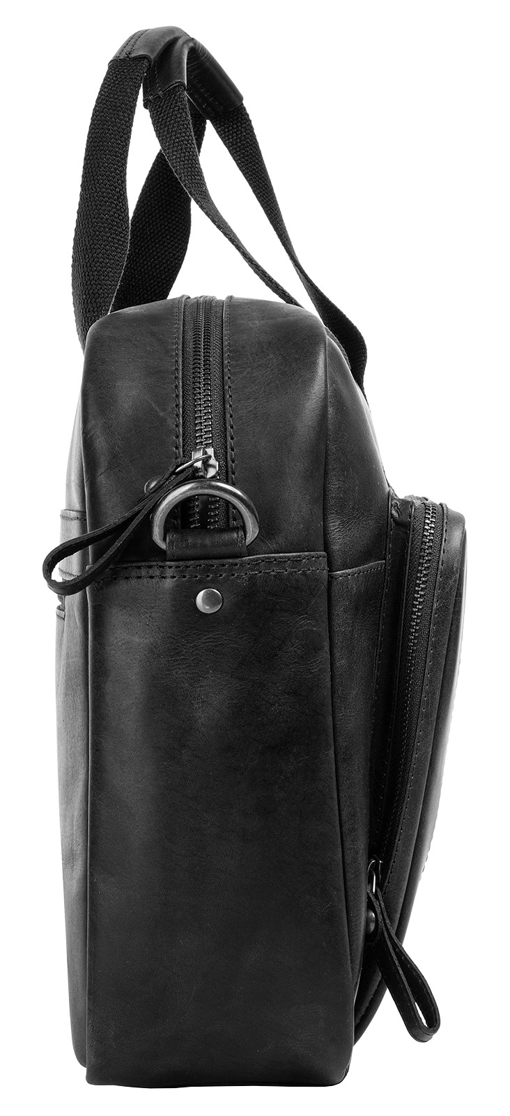 Sansibar Aktentasche »Businessbag Black«, echt Leder