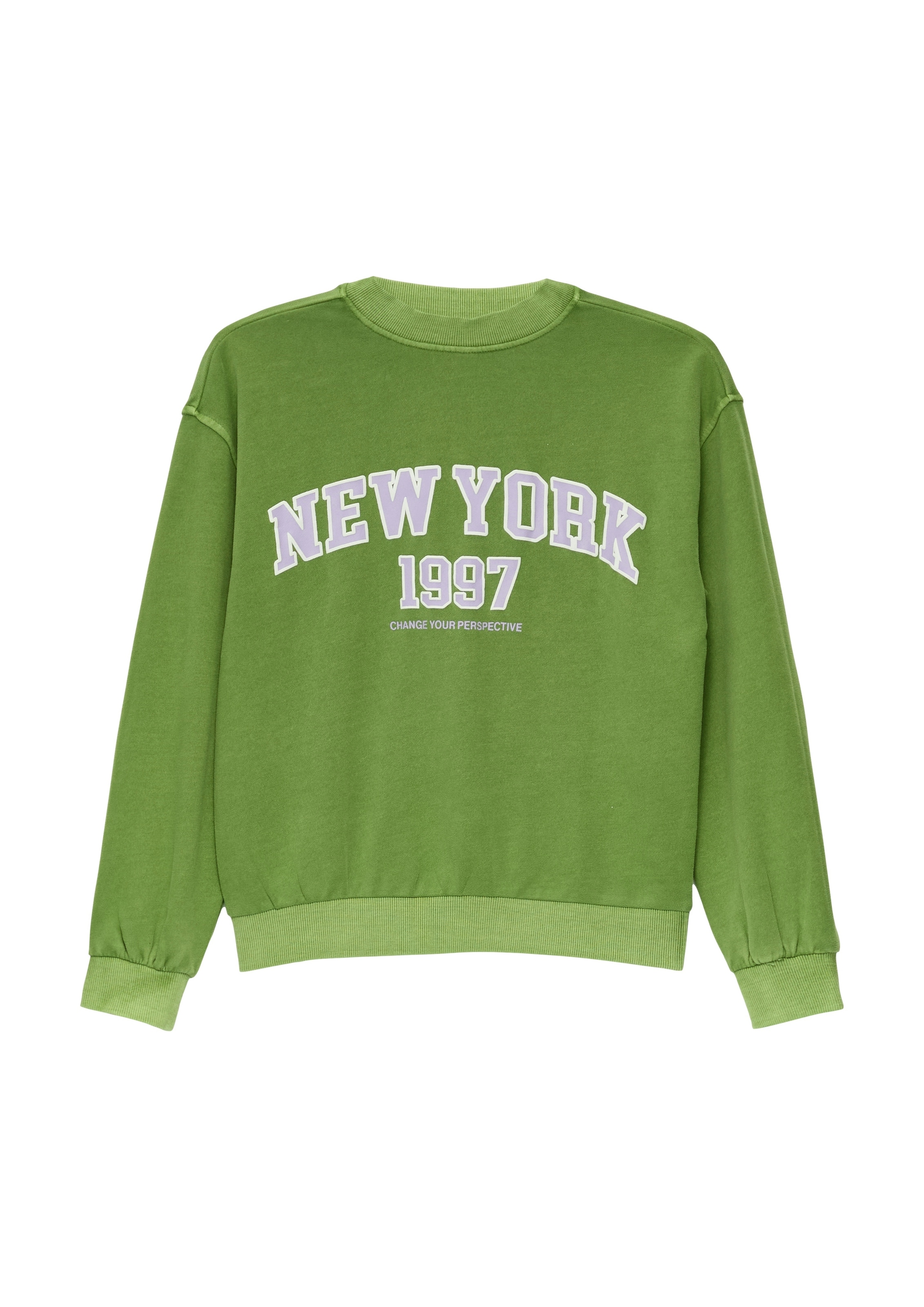 s.Oliver Junior Sweat-shirt , avec lavage et impression frontale
