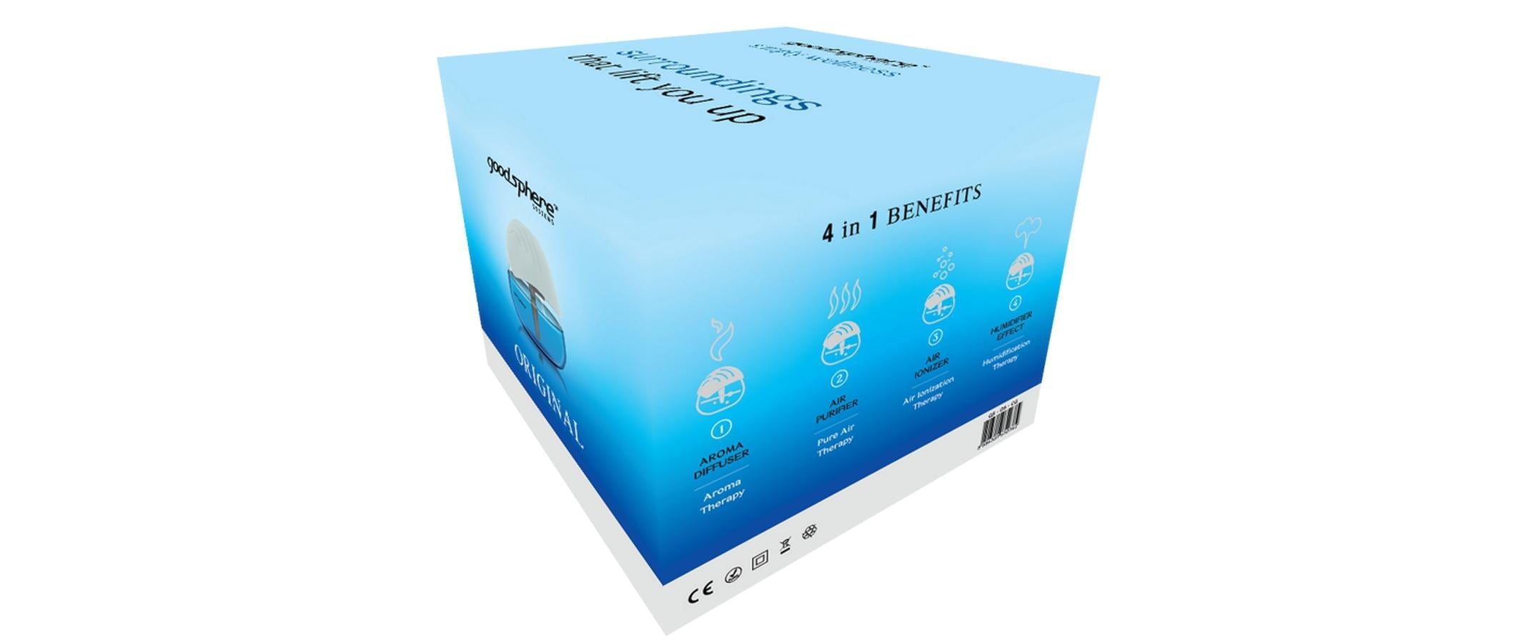   Diffuser »Goodsphere Original Grey« 2 l Wassertank Leistung: 13W