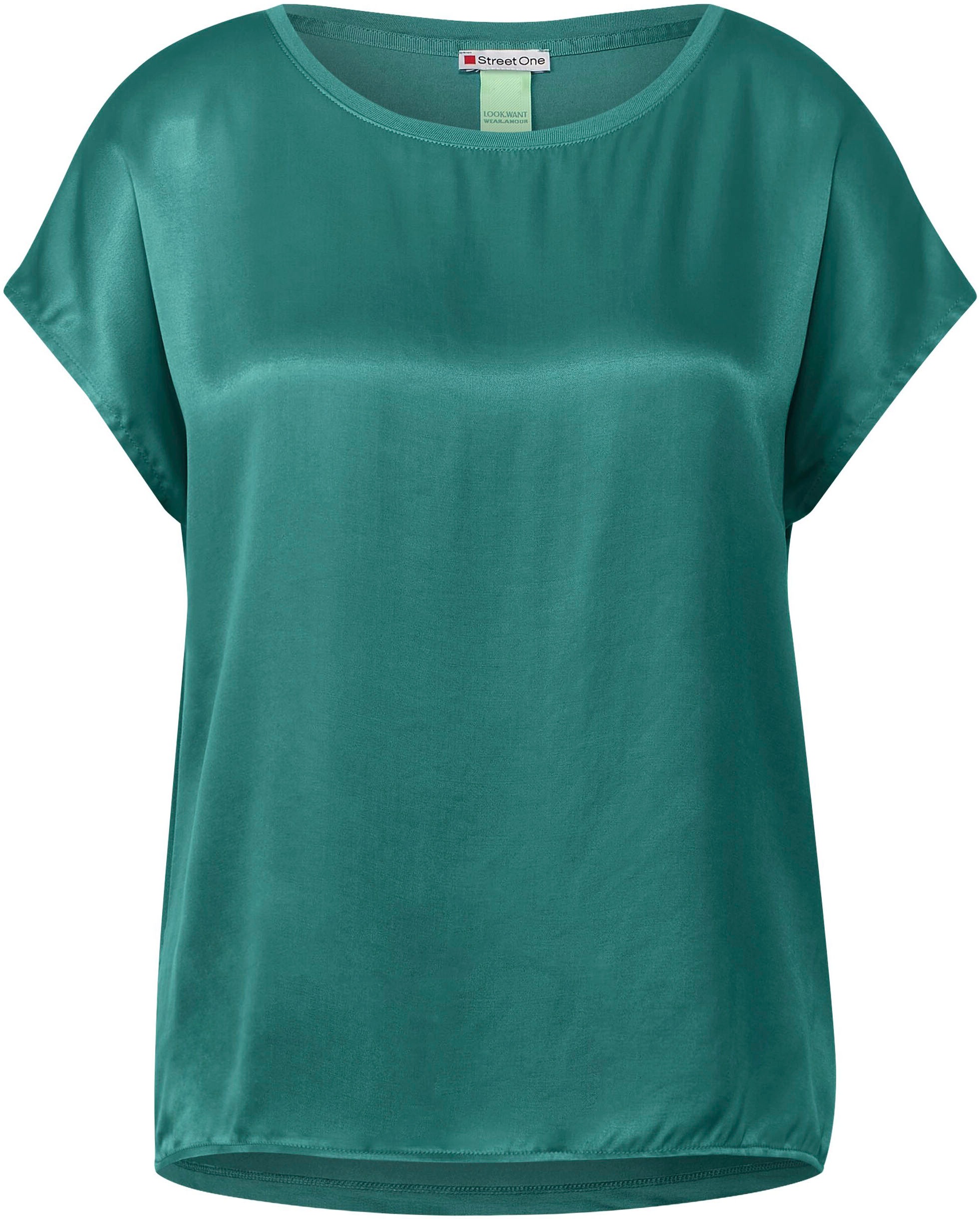 STREET ONE Shirttop, mit überschnittenen Schultern
