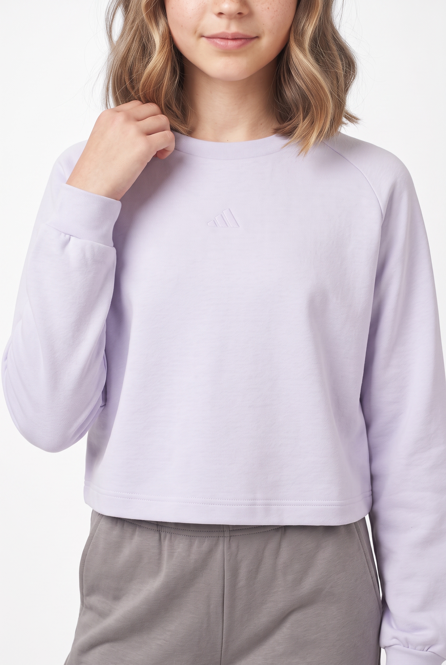 adidas Sportswear Sweat-shirt »ADIDAS GIRLS«, pour enfants, style sportif, avec col rond, sans fermeture
