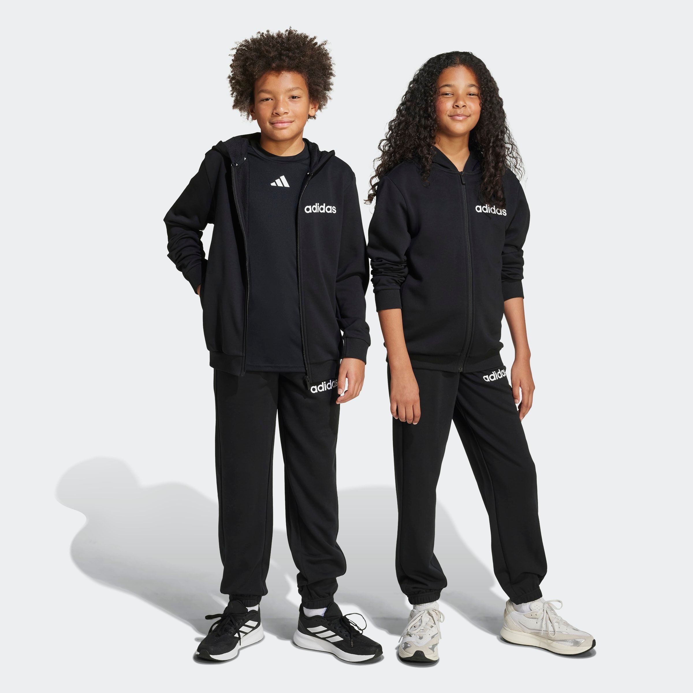 Image of adidas Sportswear Trainingsanzug "ESSENTIALS KINDER" 2 Stk. zweiteilig, aus Baumwolle und Polyester, weiches French Terry