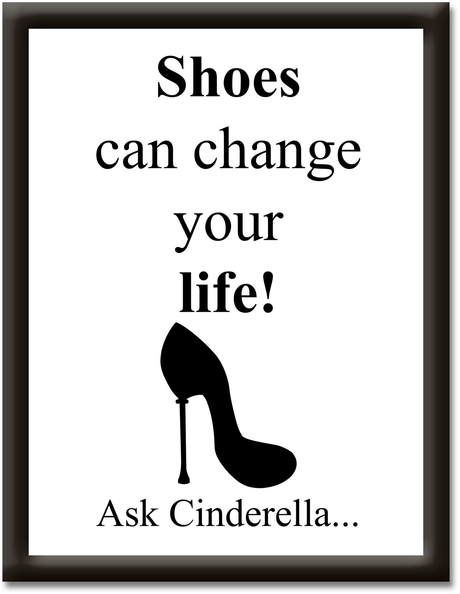 Image of Artland Wandbild »Schuhe«, Sprüche & Texte, (1 St.) bei Ackermann Versand Schweiz