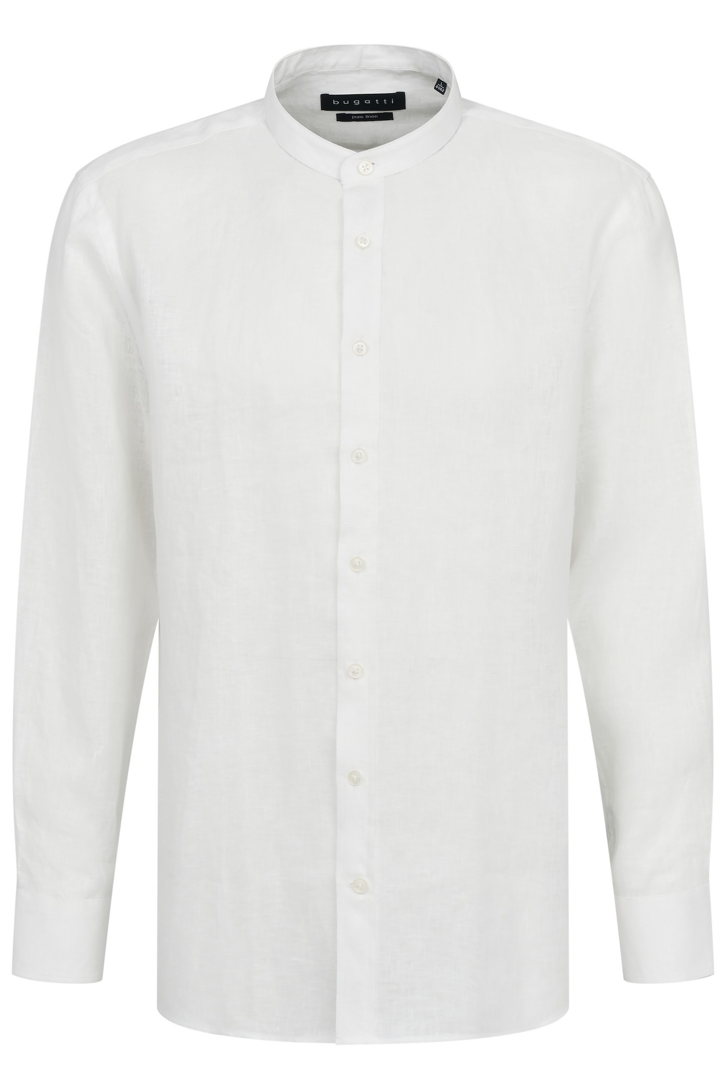 bugatti Chemise à manches longues mit Stehkragen