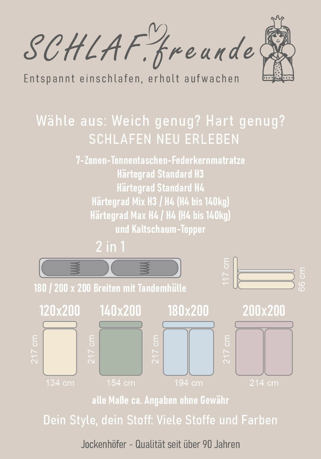 Jockenhöfer Gruppe Boxspringbett »AMY mit Bettkasten, inkl. Bonnell- oder Taschenfederkernmatratze H2-H4« mit 6 cm Kaltschaum-Topper, Chenille-Bezug, 120x200 und 140x200 cm