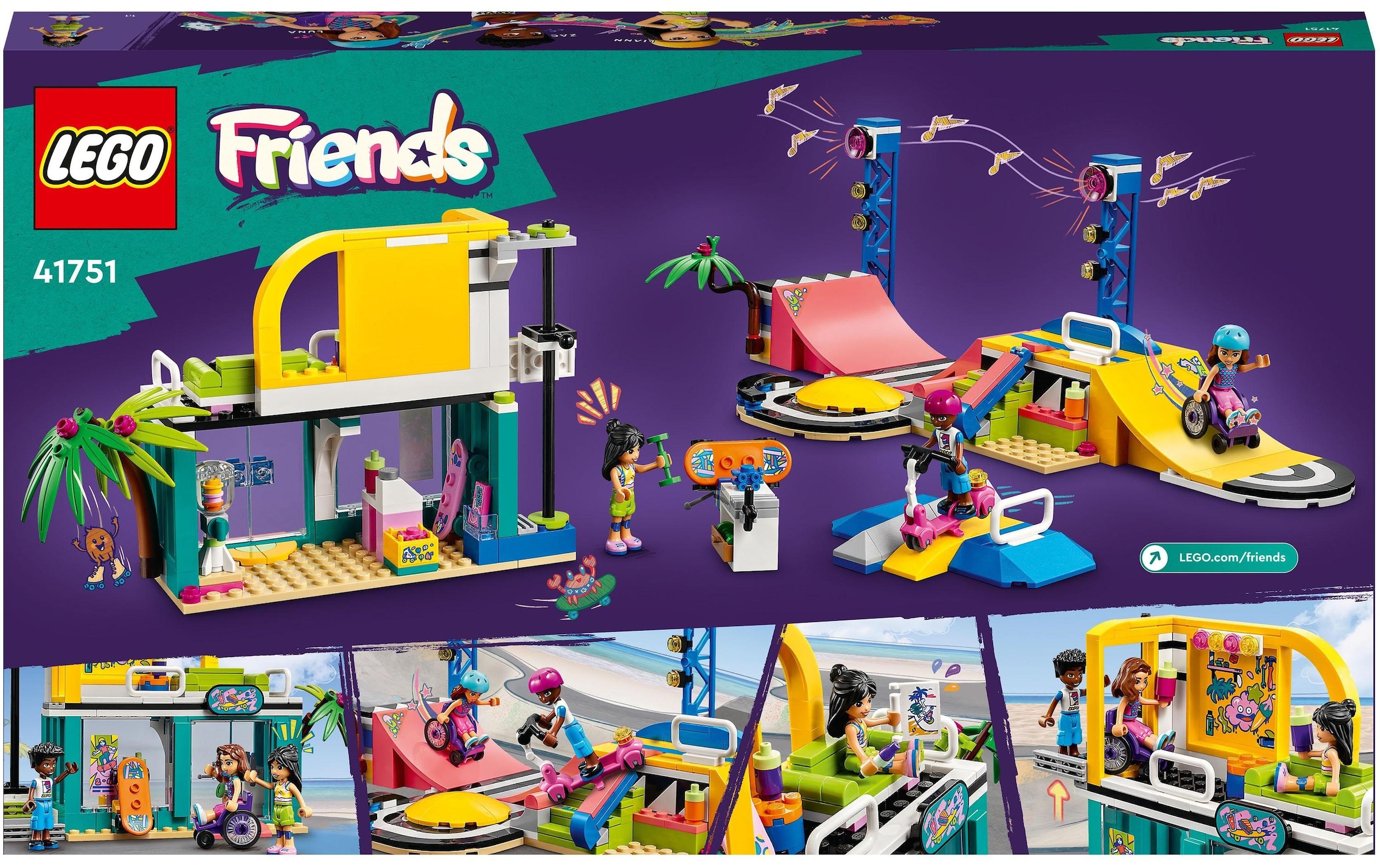 LEGO® Konstruktionsspielsteine »Skatepark«