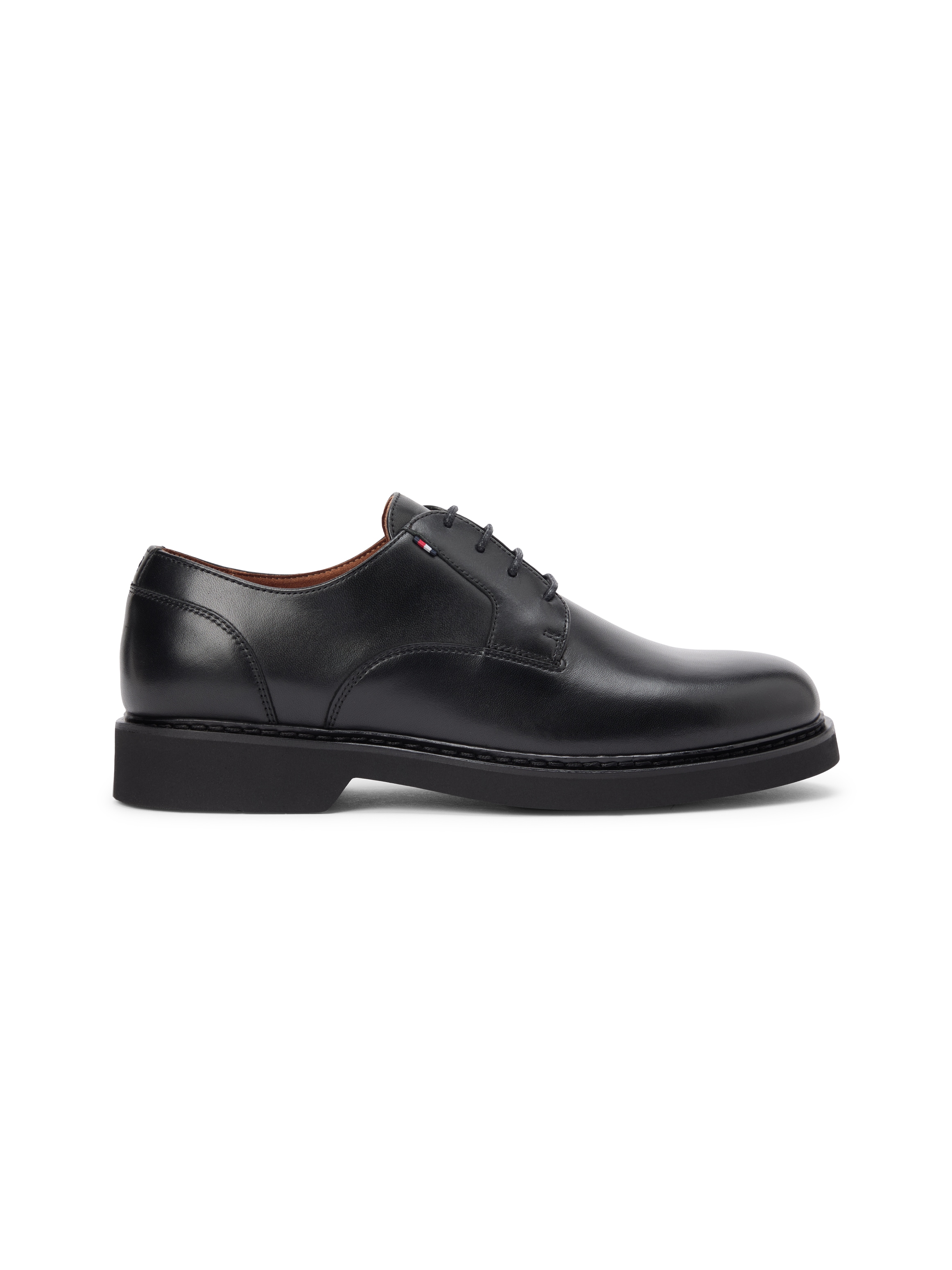 Tommy Hilfiger Schnürschuh »HILIFGER ULTRALIGHT LHT SHOE«  Blockabsatz, Festtagsschuh, Abendschuh mit Flaggen-Label