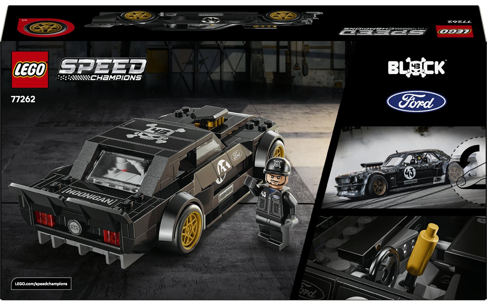 LEGO® Konstruktionsspielsteine »Ken Blocks 1965 Ford Mustang Hoonicorn V1 (77262)« LEGO Speed Champions; Made in Europe