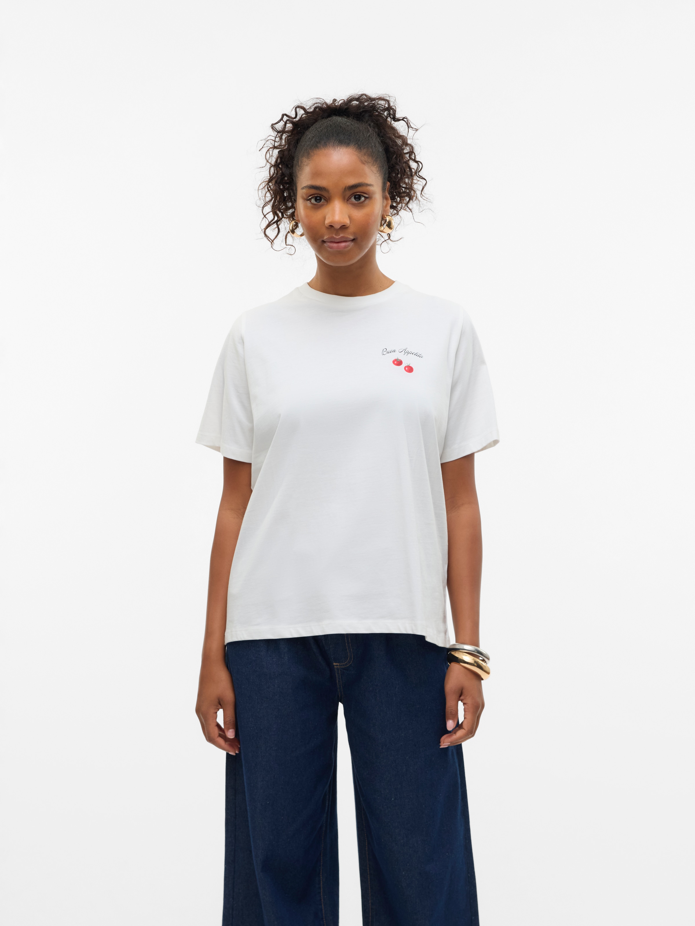 Image of Vero Moda Kurzarmshirt "VMAYA CATY SS TOP BOX JRS GA"