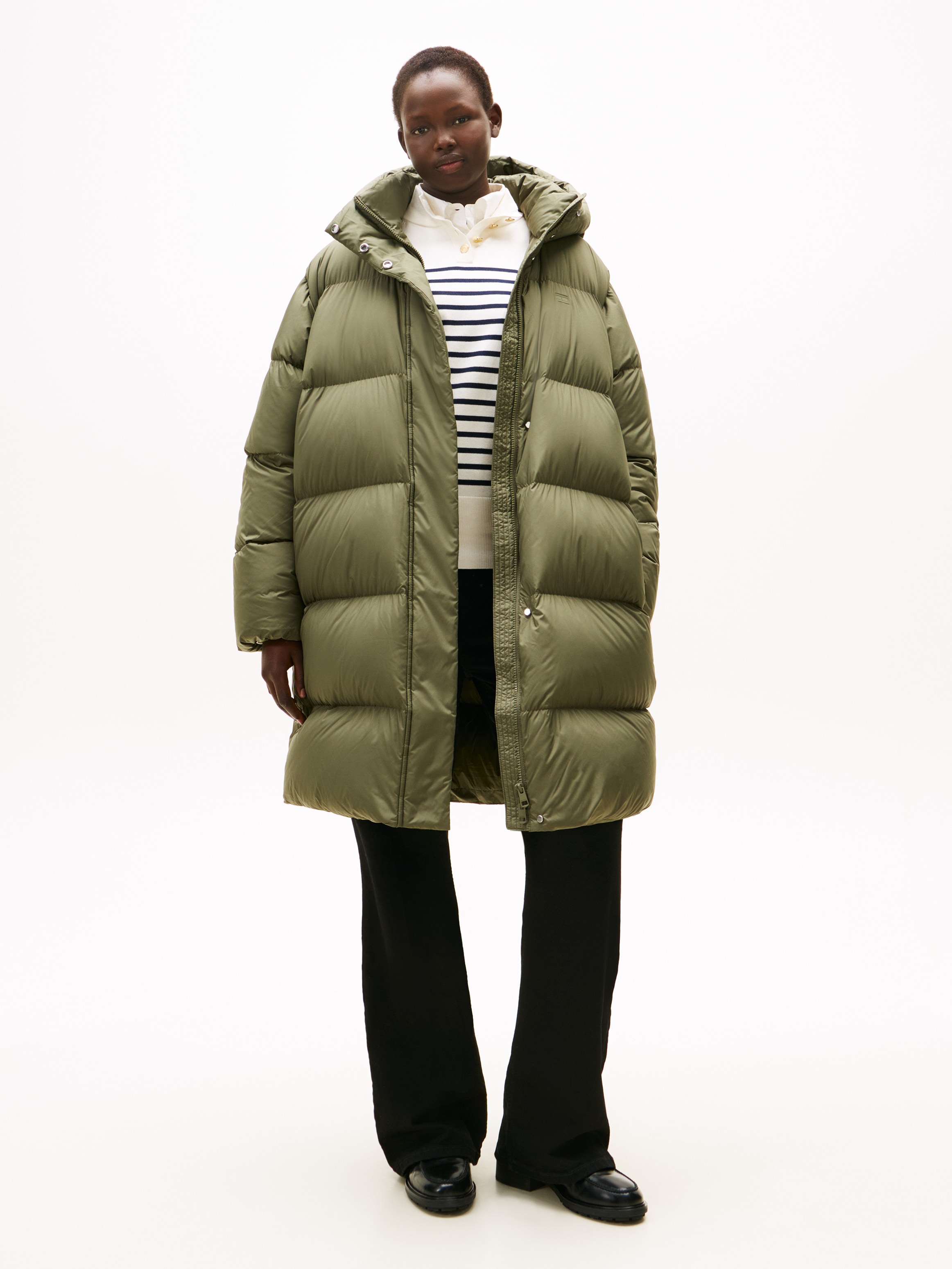 Image of Tommy Hilfiger Curve Daunenmantel "CRV MODERN DOWN REG COAT" in grossen Grössen