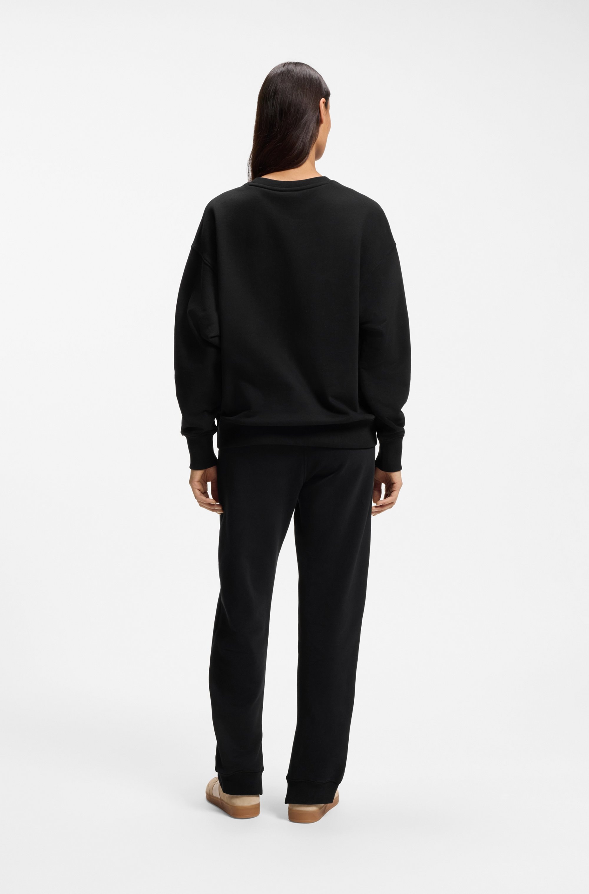 BOSS ORANGE Sweatshirt »Eteia Premium Damenmode«, oversized, Rundhals, mit BOSS Logo
