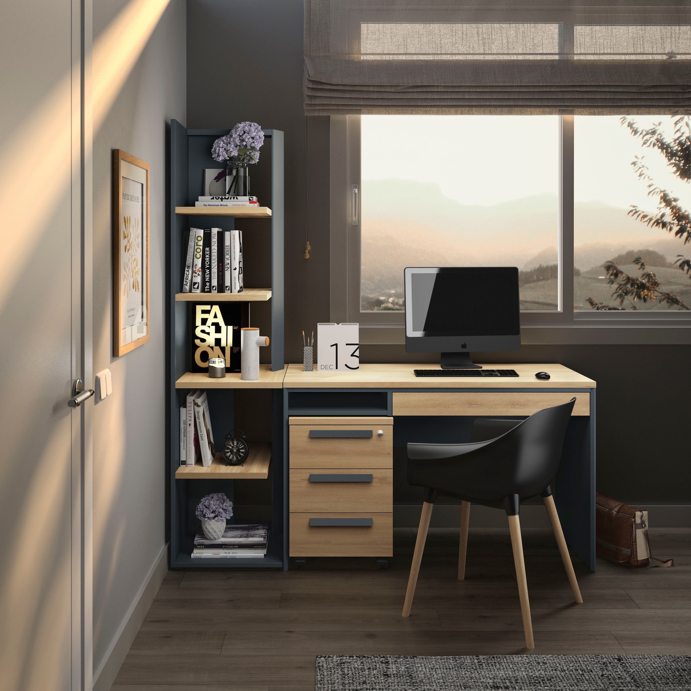 Gami Aktenschrank »ARCADE« wahlweise 1 Schublade für Hängeregister oder 1 Stiftbox