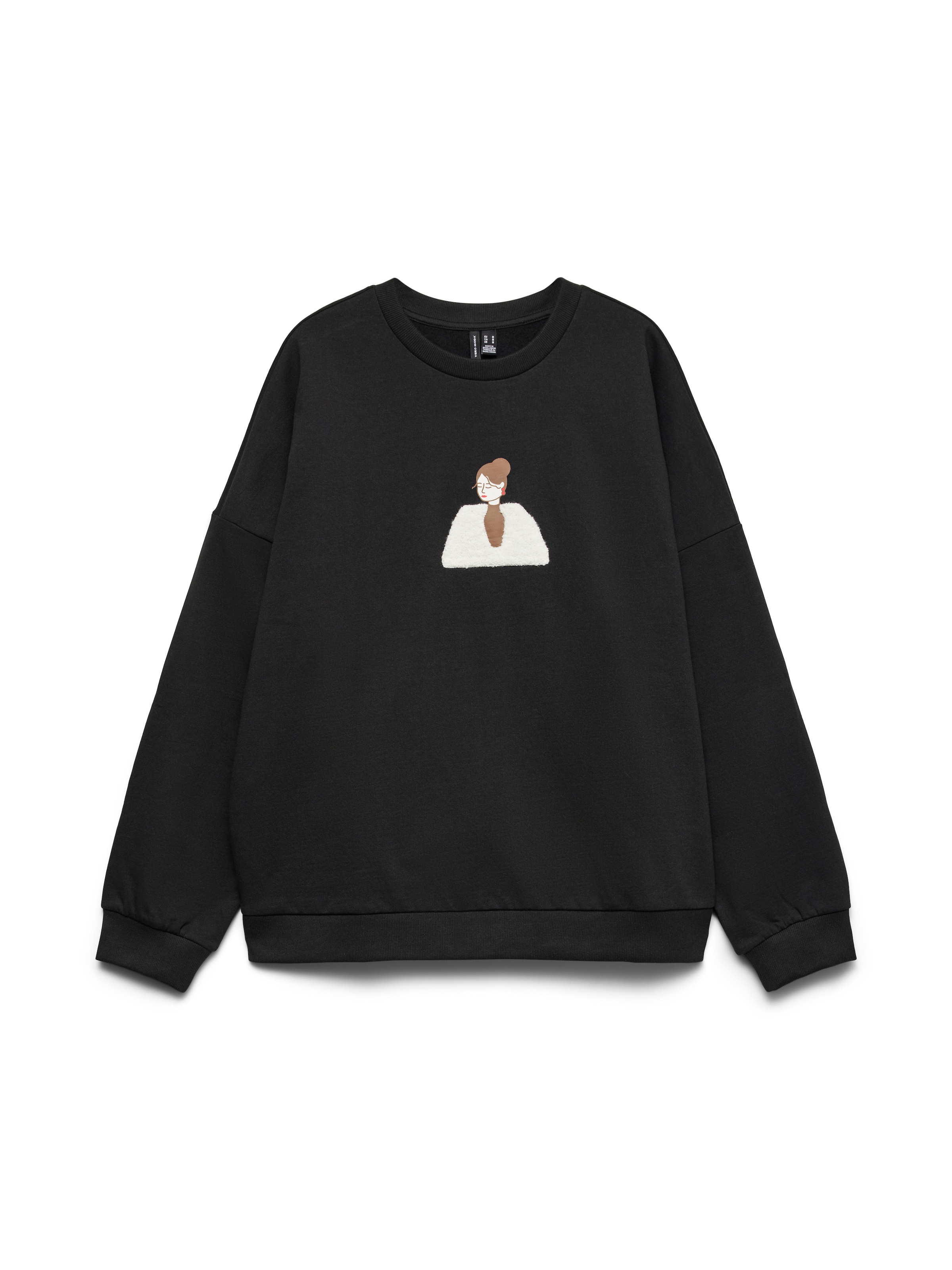 Vero Moda Sweatshirt »VMAMANDA BEA LS SWEAT BOX JRS«, Baumwollmischung, regular fit
