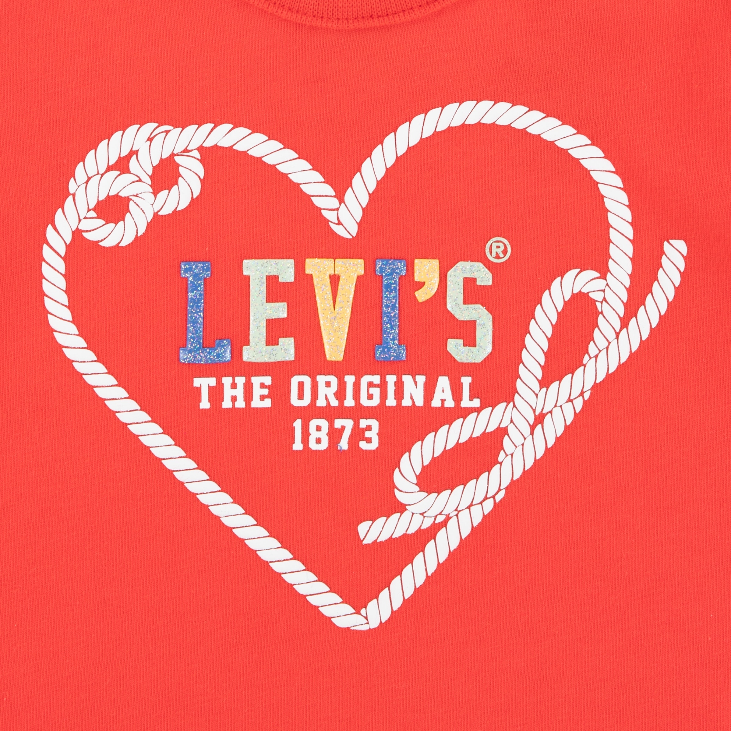 Levi's® Kids T-Shirt »HEART SS PUFF SLEEVE SLV TEE«