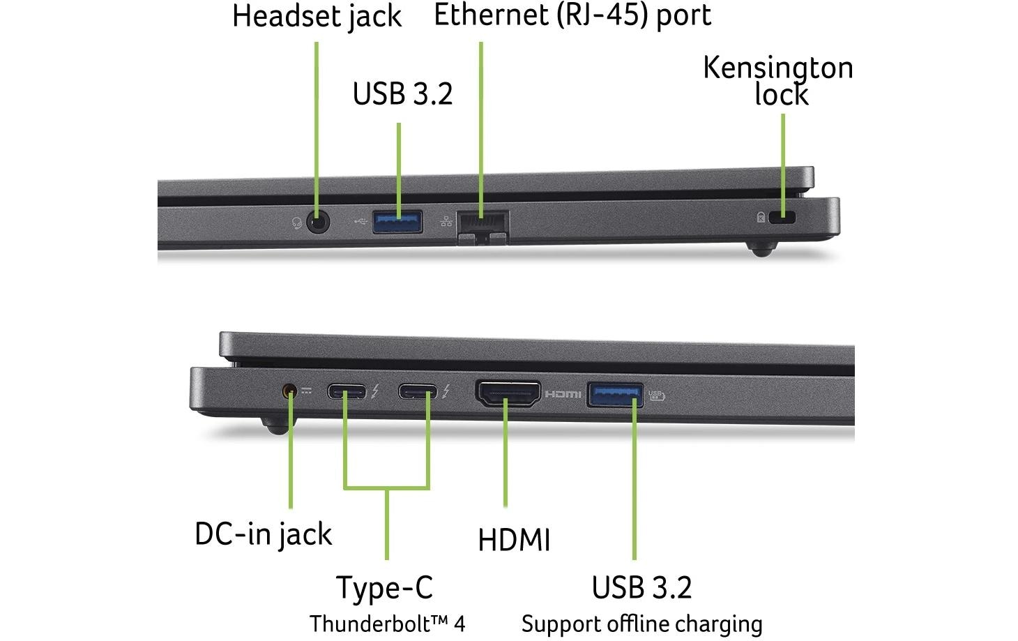 Image of Acer Notebook "TravelMate P2 (TMP216-71-G3-TCO-76RK)" / 16 ″ Intel Core Ultra 7 Integrierte NPU (Neural Processing Unit)