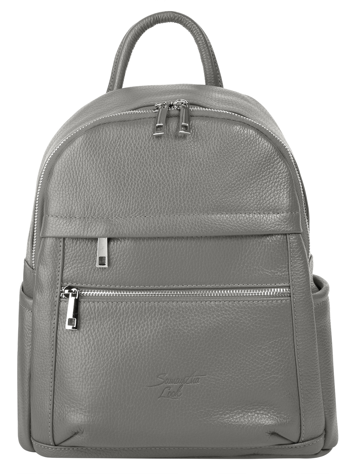 Samantha Look Cityrucksack, echt Leder, Made in Italy