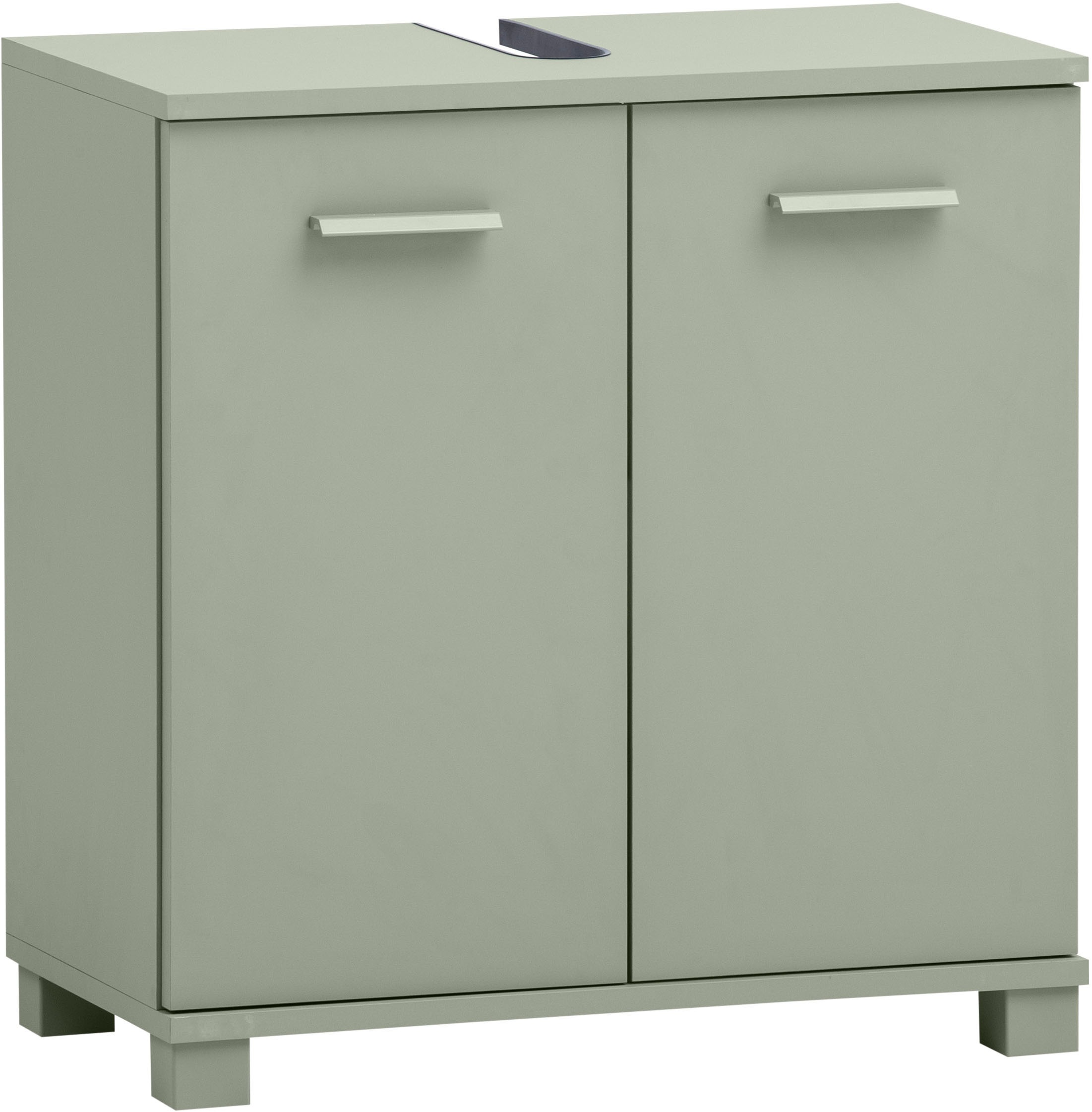 Image of Schildmeyer Waschbeckenunterschrank "Mono, Breite 59 cm, Metallbeschläge" Made in Germany