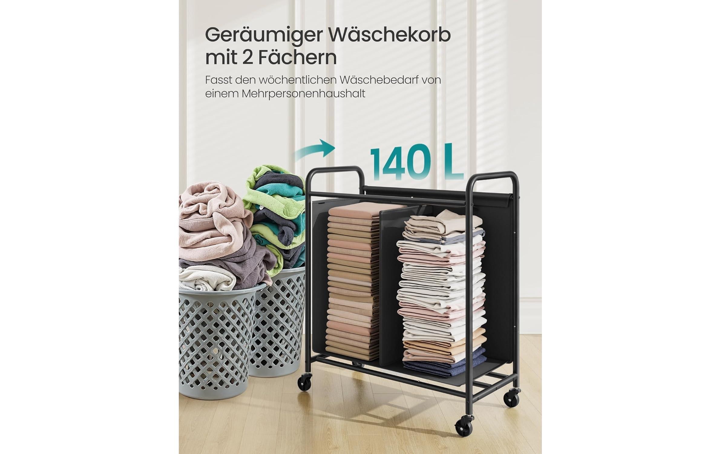 SONGMICS Panier à linge »mit Rädern 140 l«