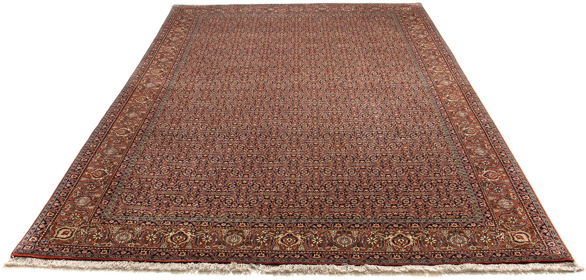 Image of morgenland Orientteppich »Perser - Bidjar - 298 x 202 cm - mehrfarbig«, rechteckig, 15 mm Höhe, Wohnzimmer, Handgeknüpft, Einzelstück mit Zertifikat bei Ackermann Versand Schweiz